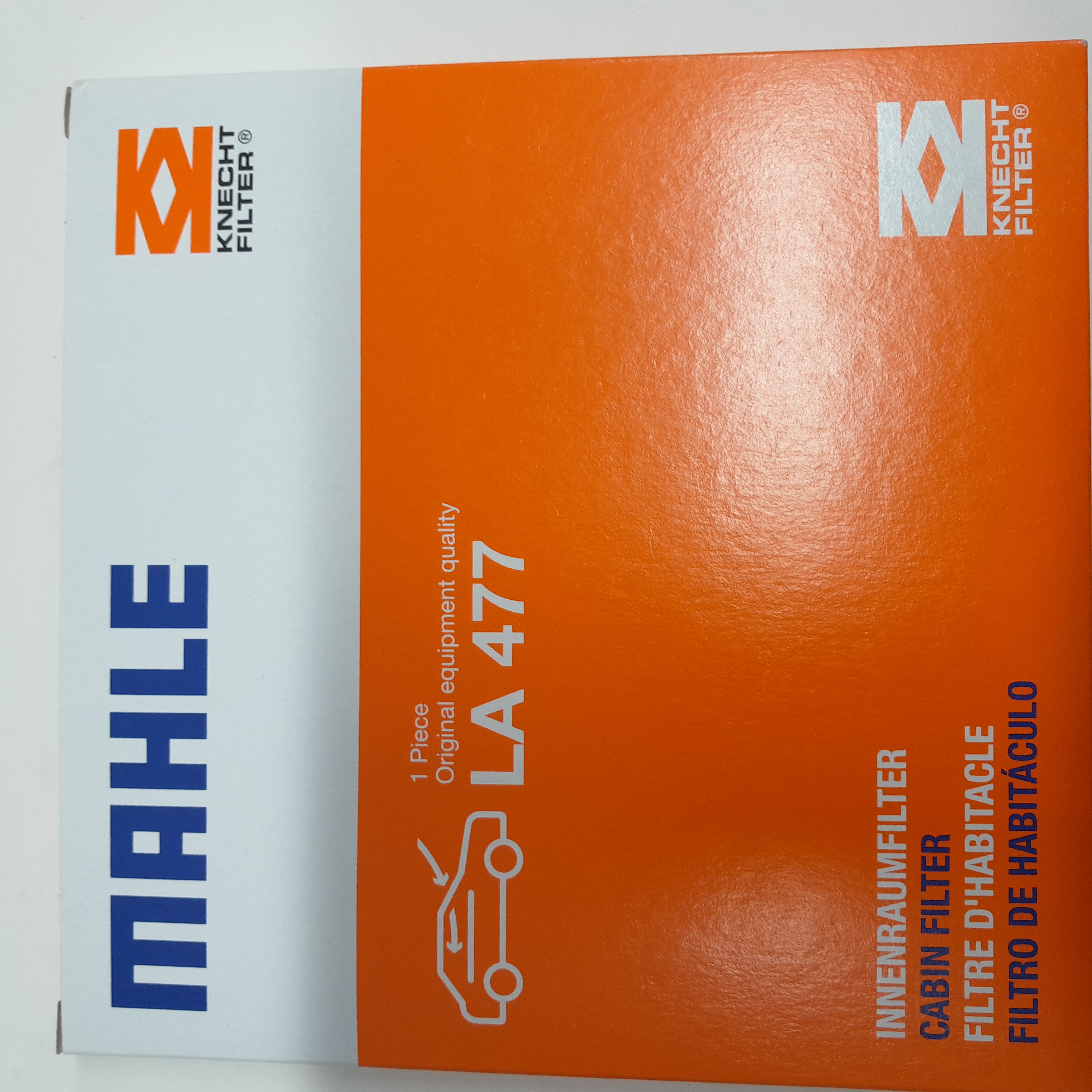 KABINOS FILTRAS MAHLE LA 477