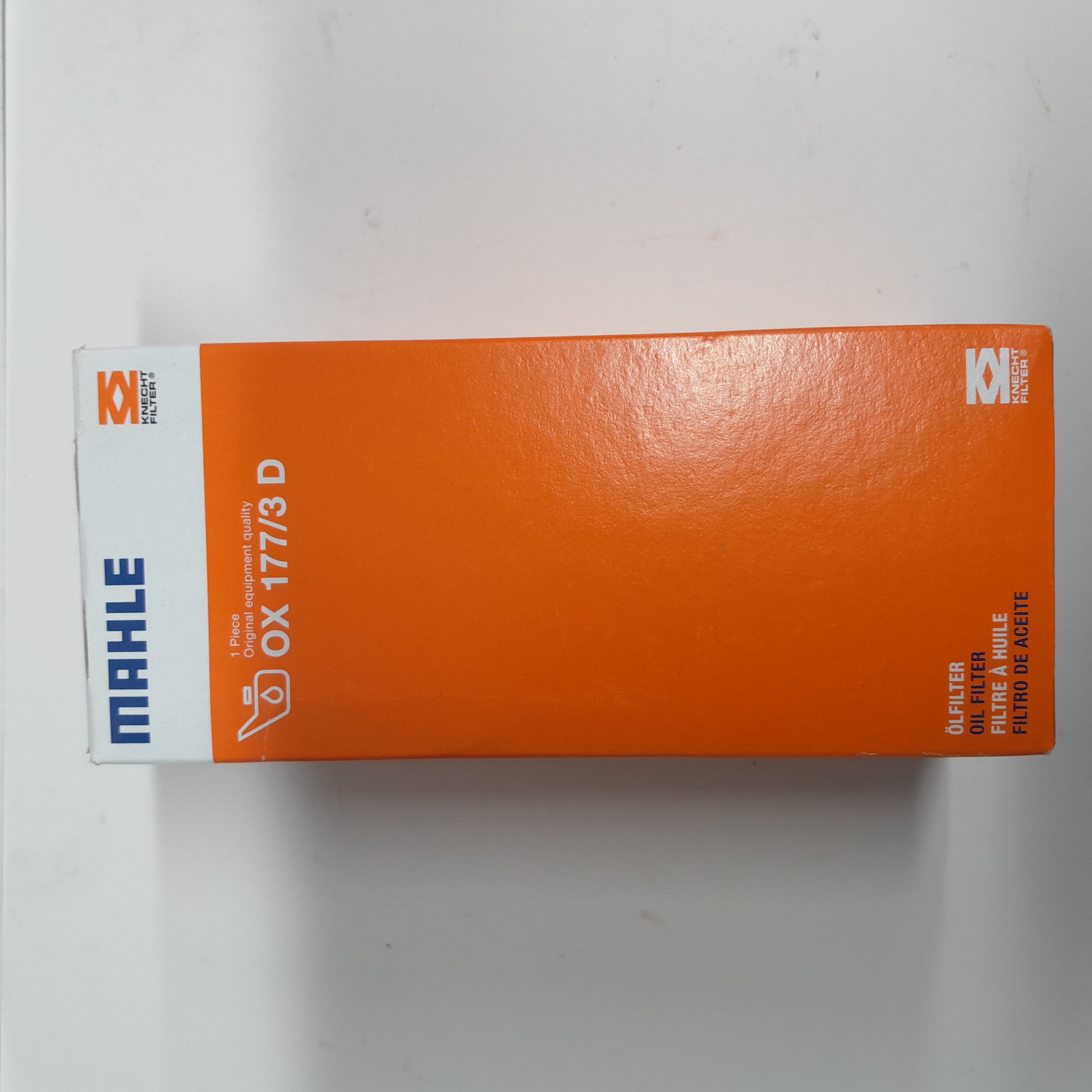 MAHLE OX177/3 D Alyvos filtras