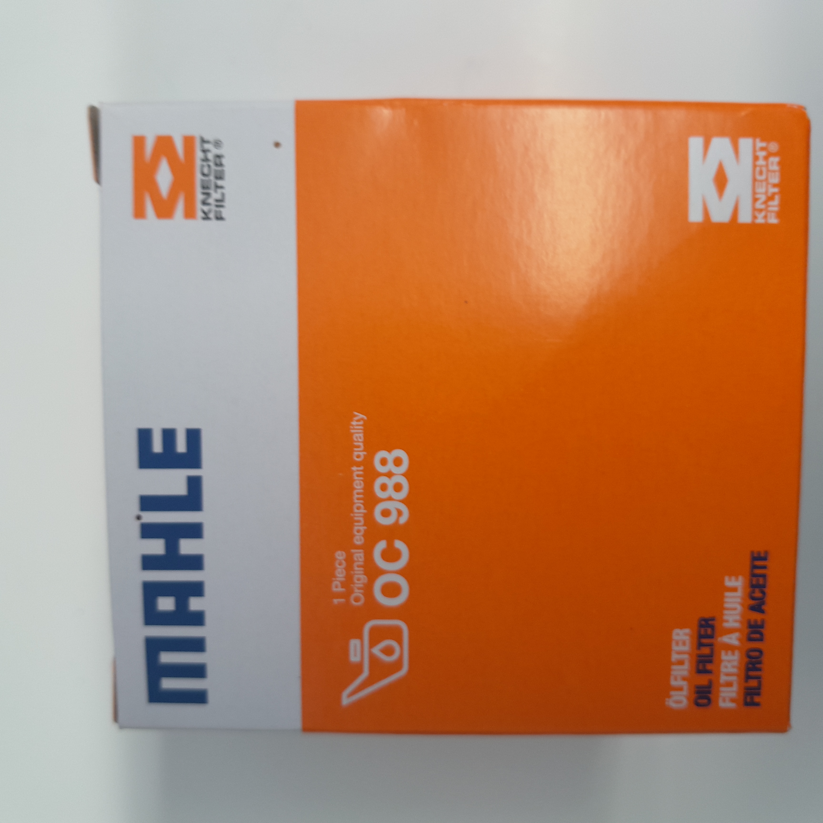 Mahle OC 988 alyvos filtras