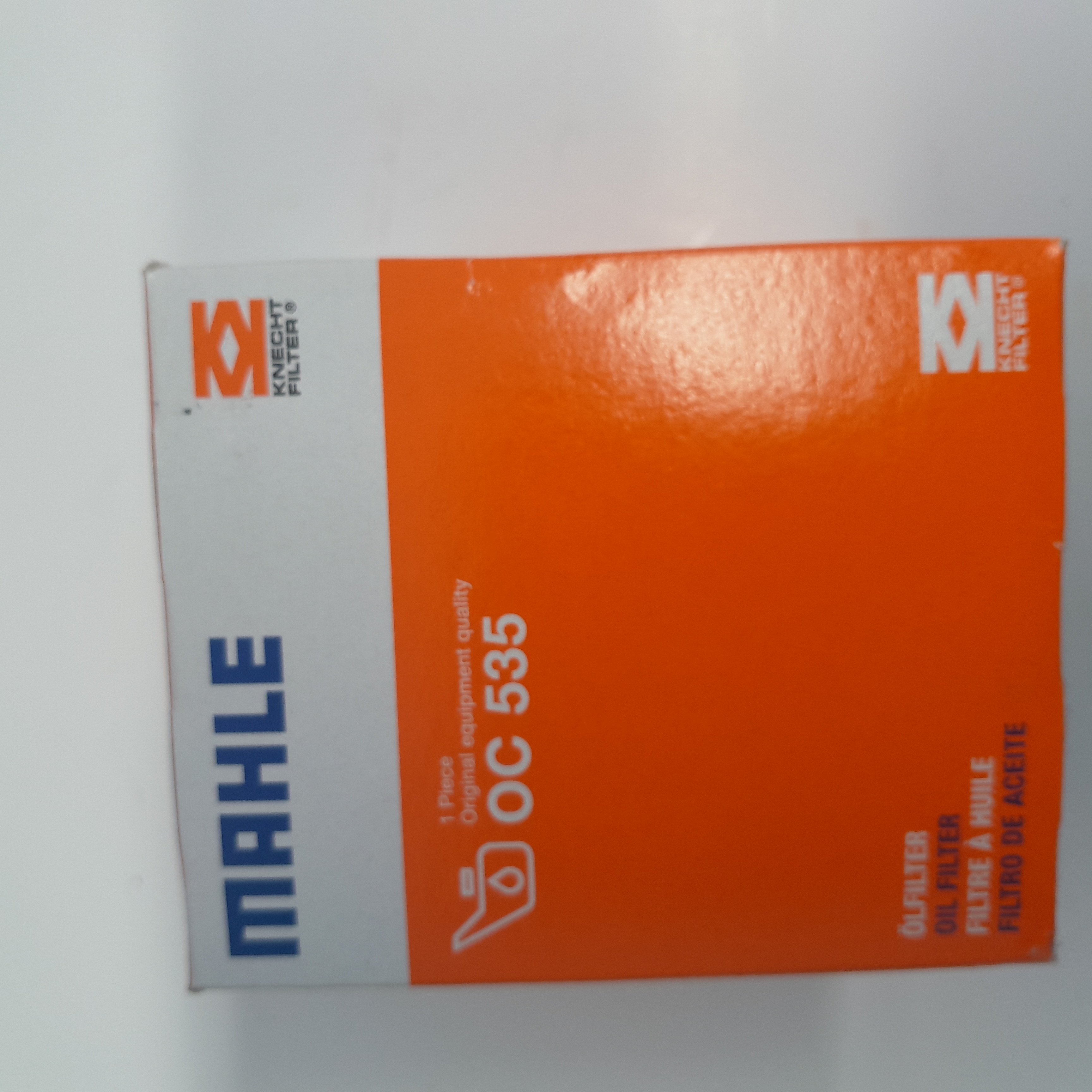 MAHLE OC 535 alyvos filtras