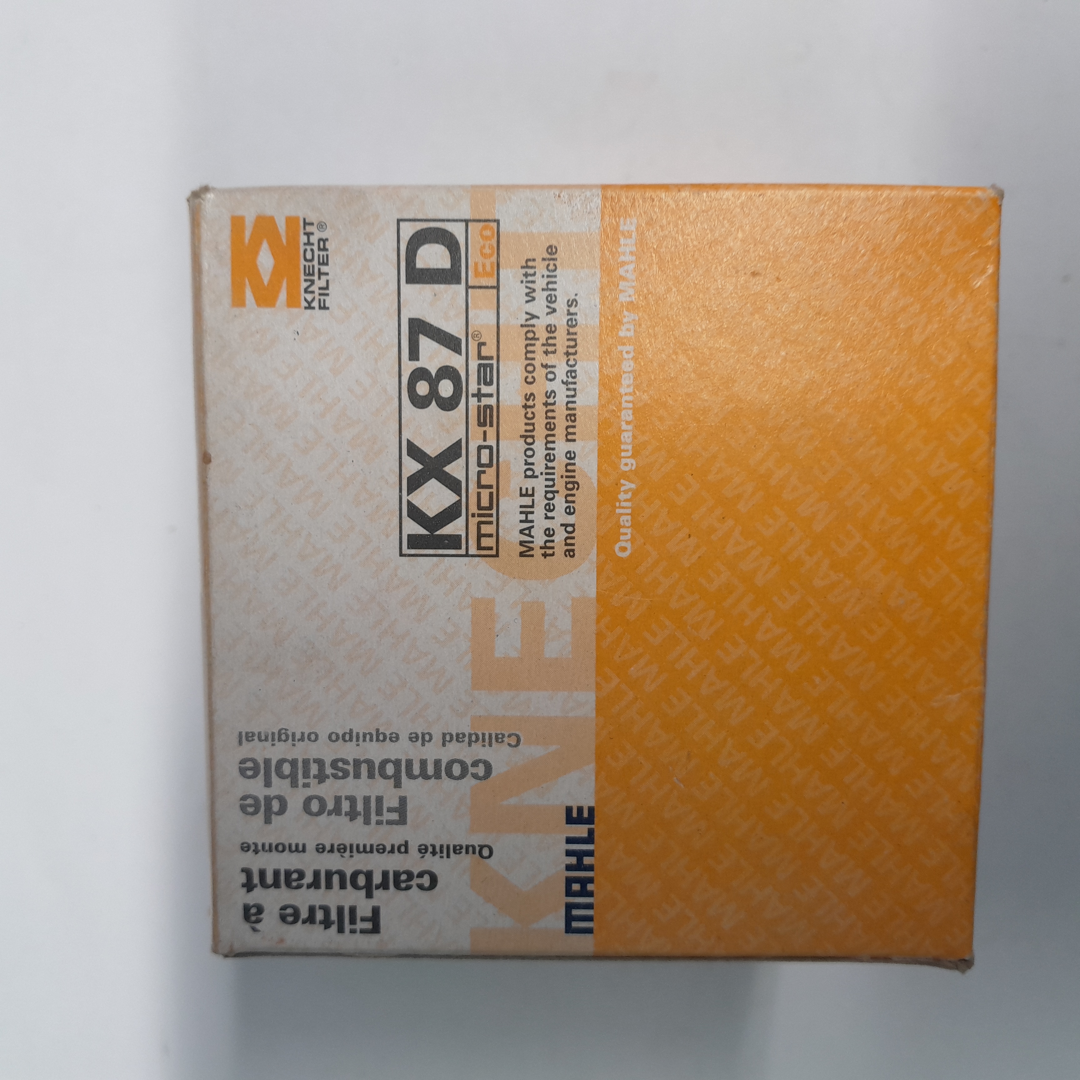 MAHLE KX 87 D kuro filtro