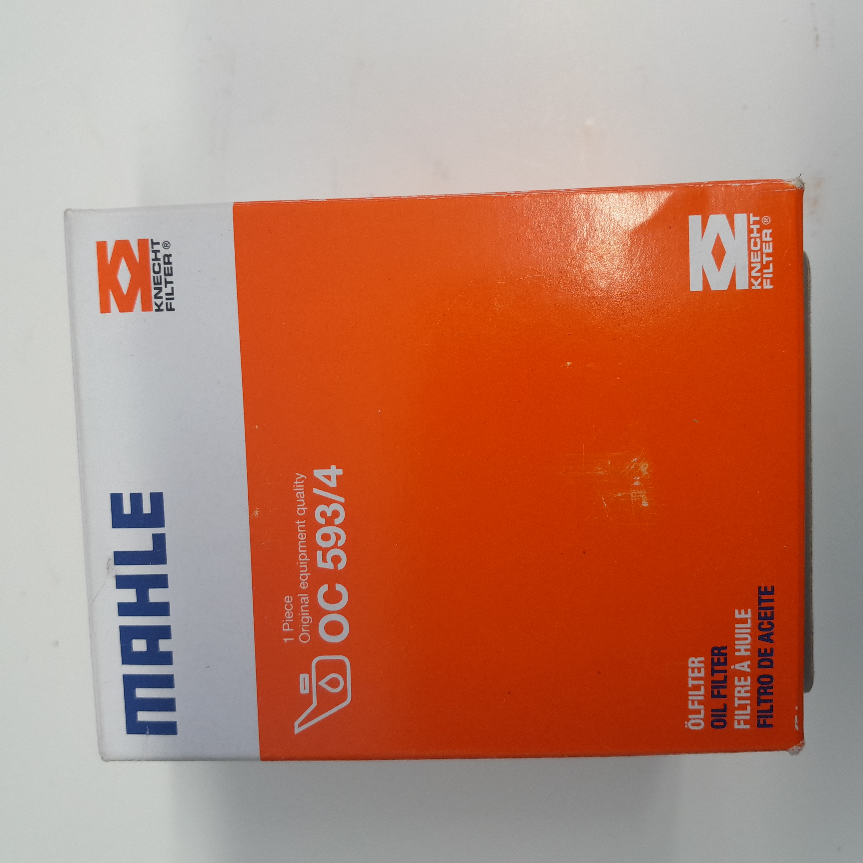 MAHLE OC 593/4 alyvos filtras