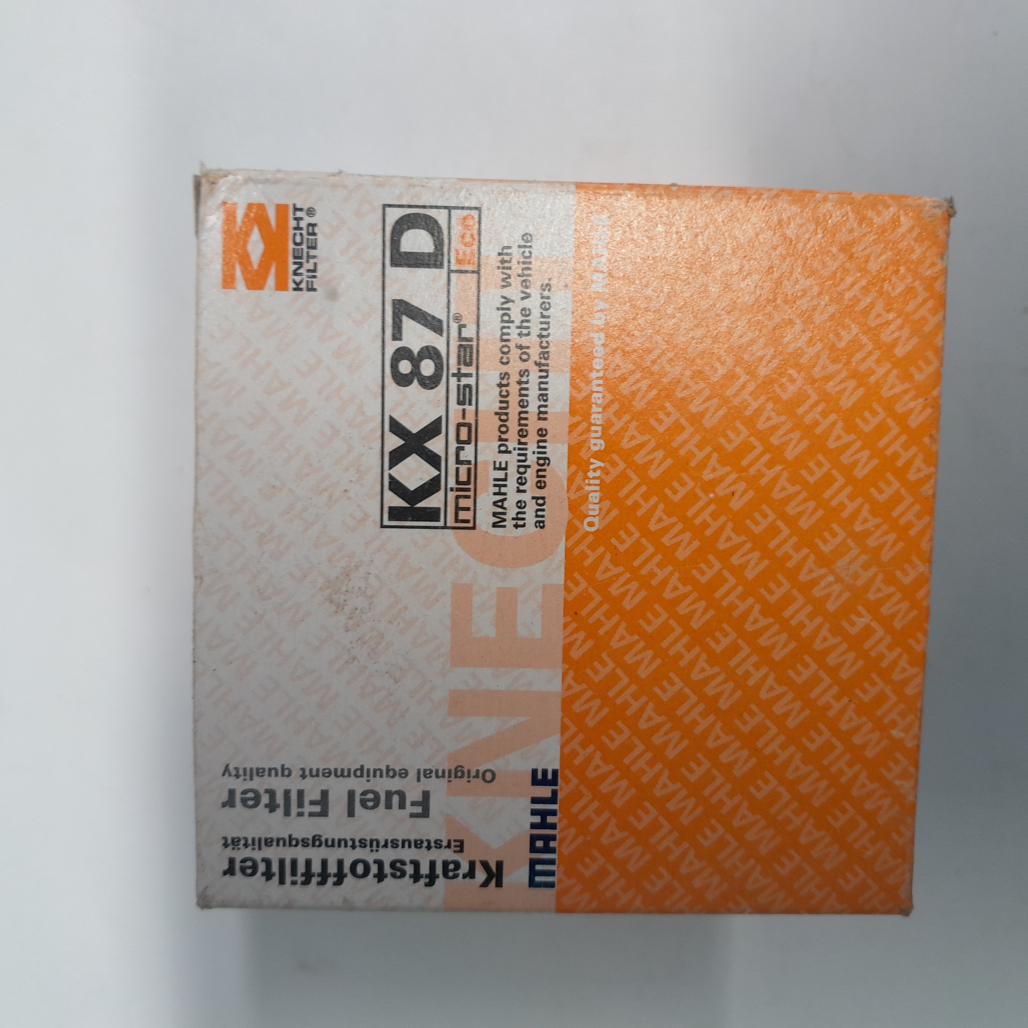 Kuro filtras MAHLE KX 87 D