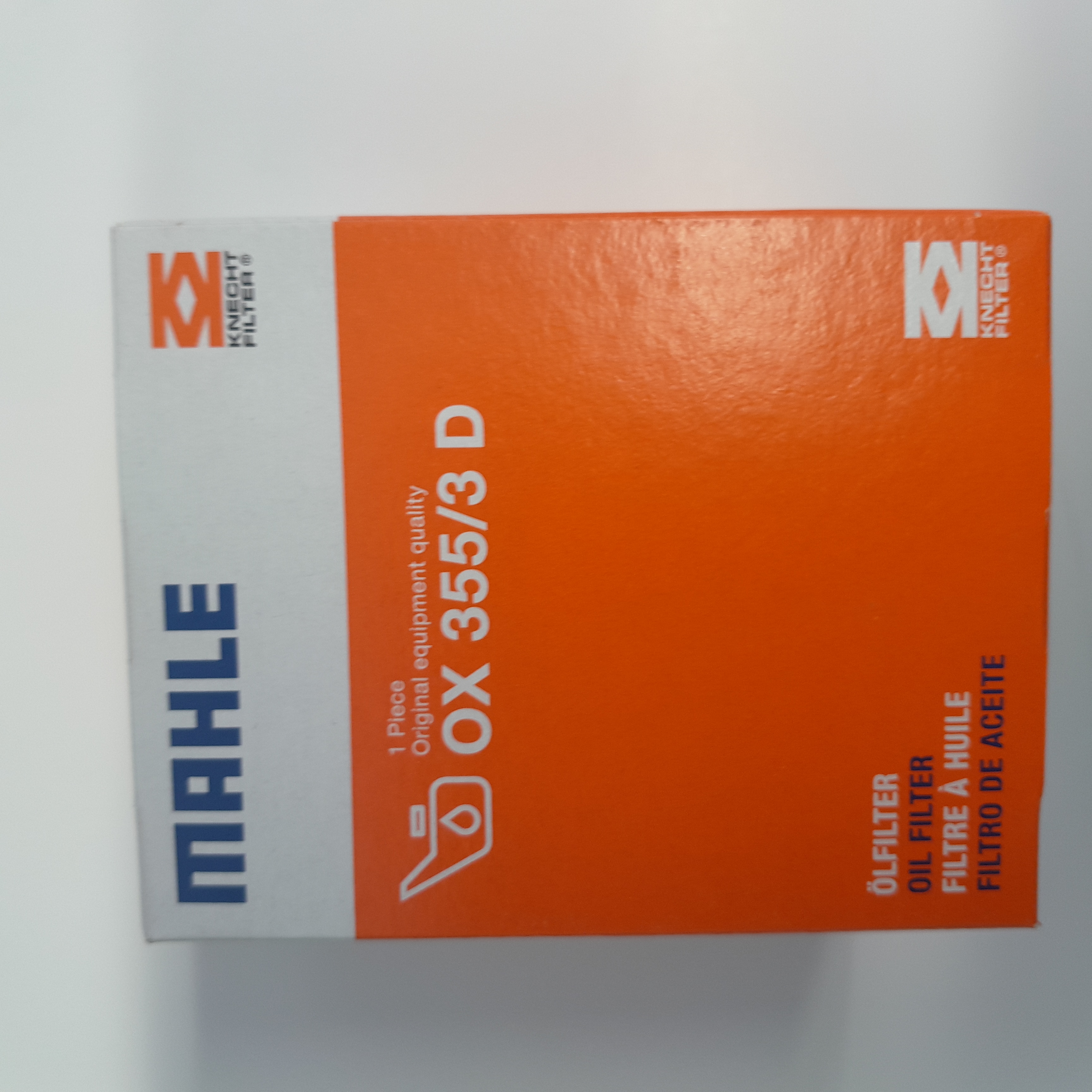 Mahle OX 355/3 D alyvos filtras
