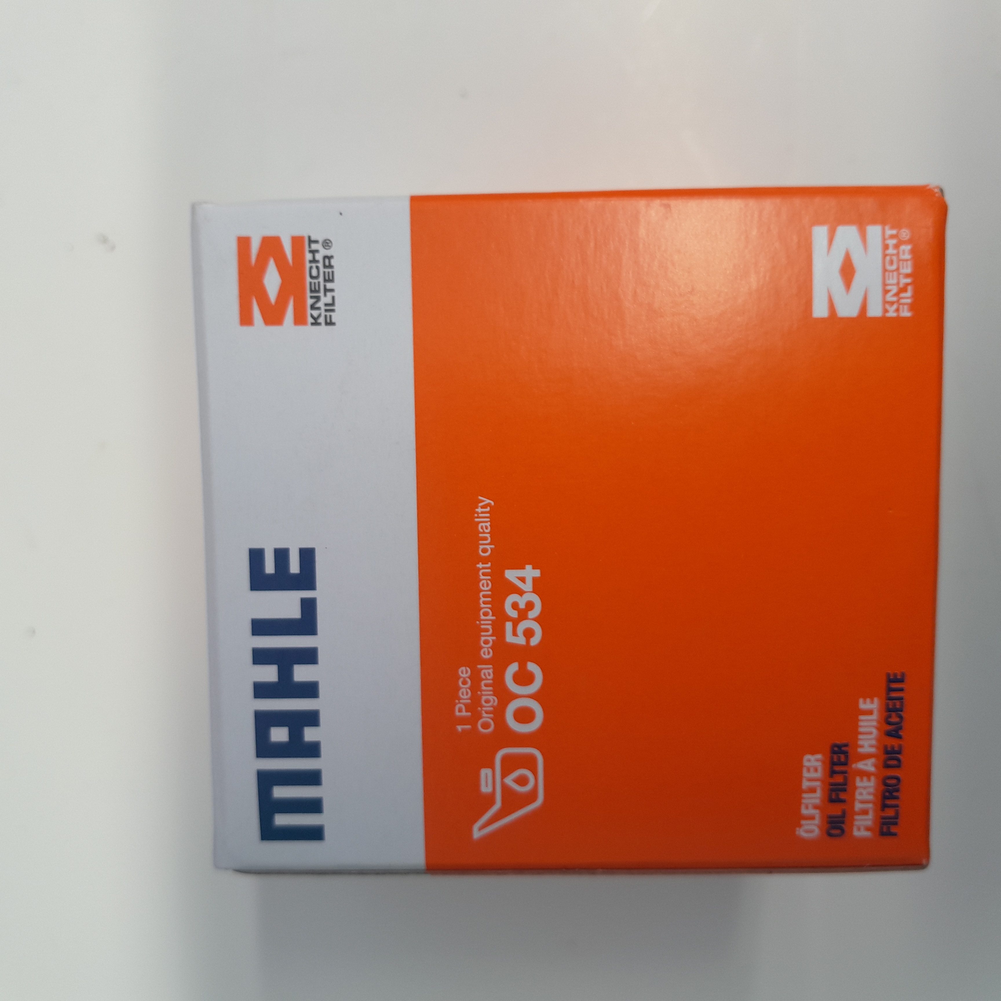 Mahle OC 534 alyvos filtras