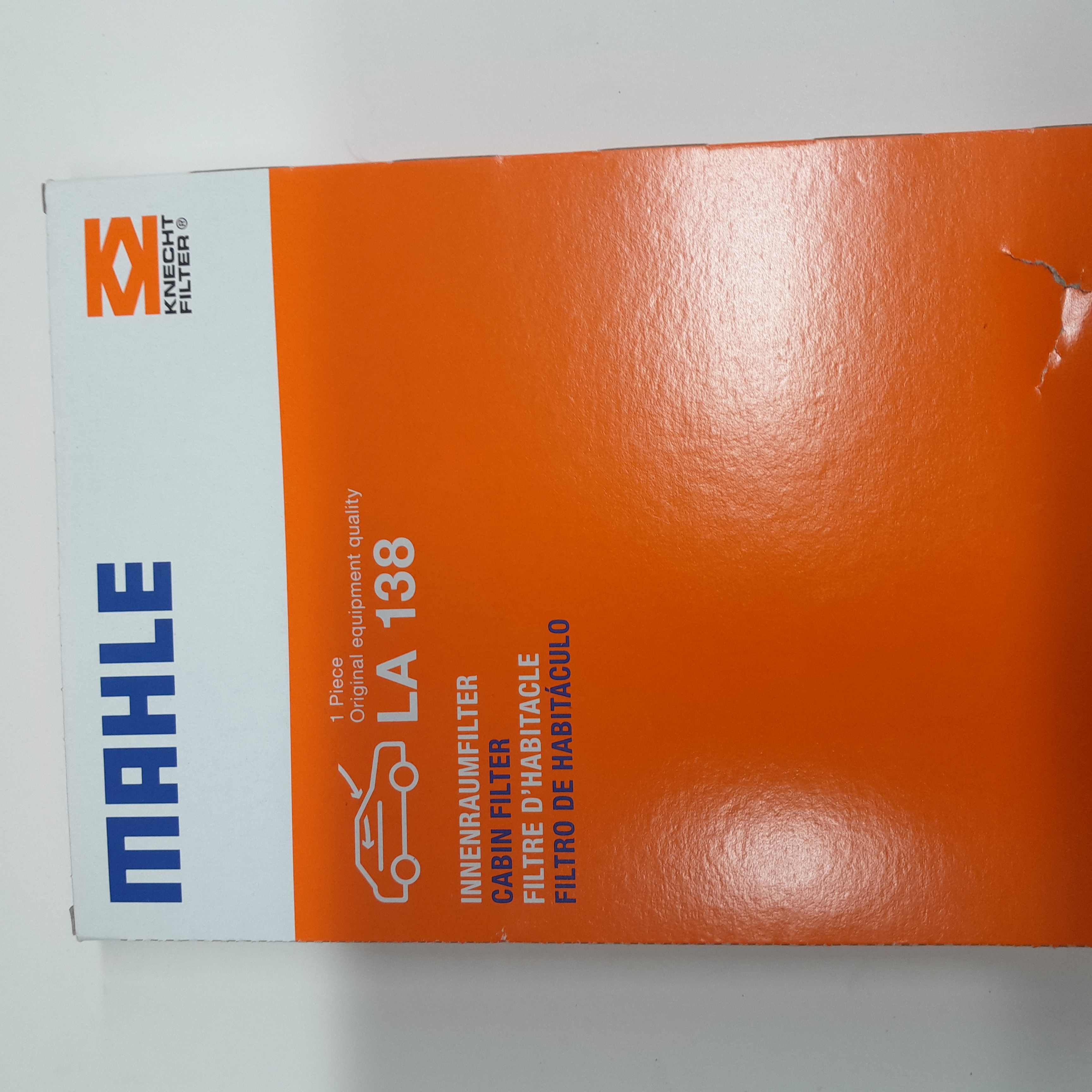 MAHLE LA 138 salono filtras