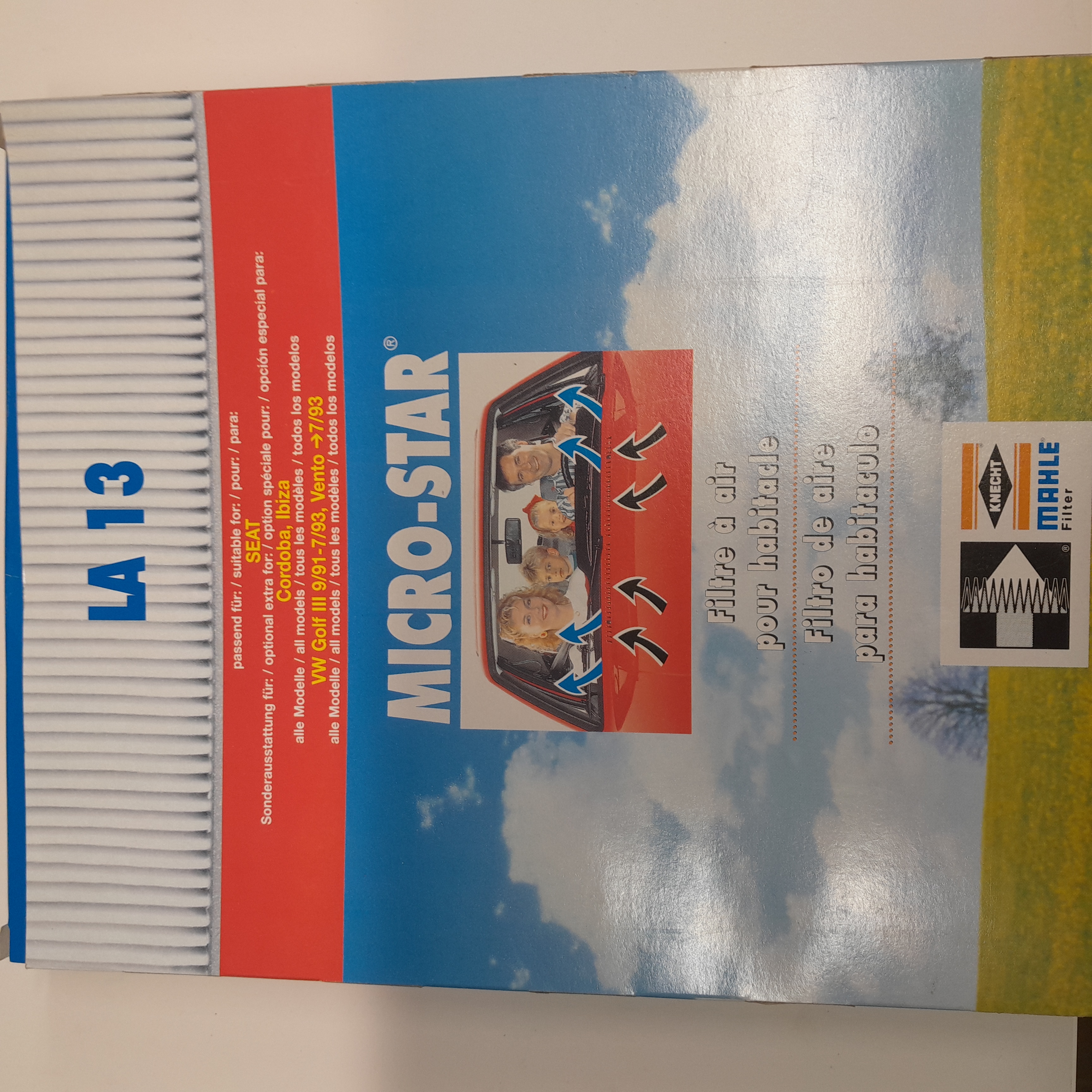 MICRO-STAR LA13 salono  filtras