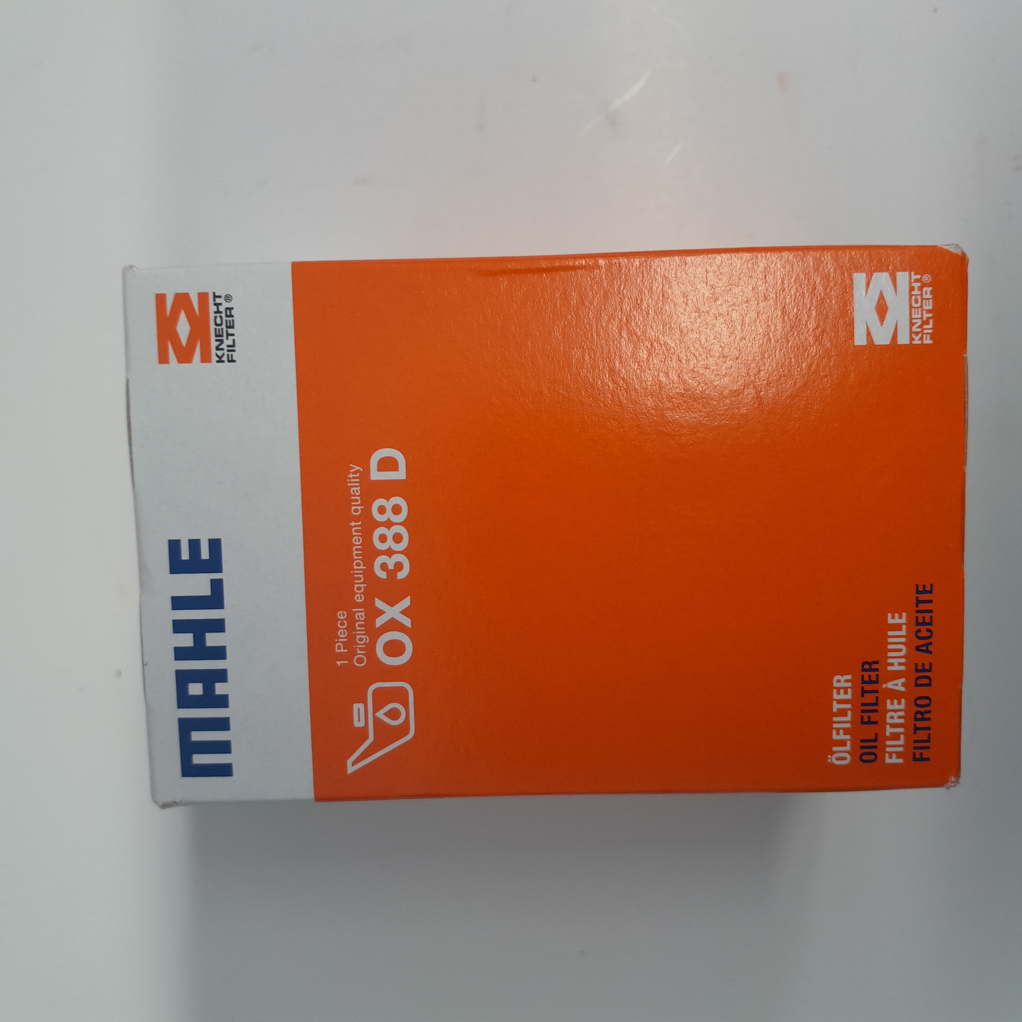 MAHLE OX 388 D alyvos filtras