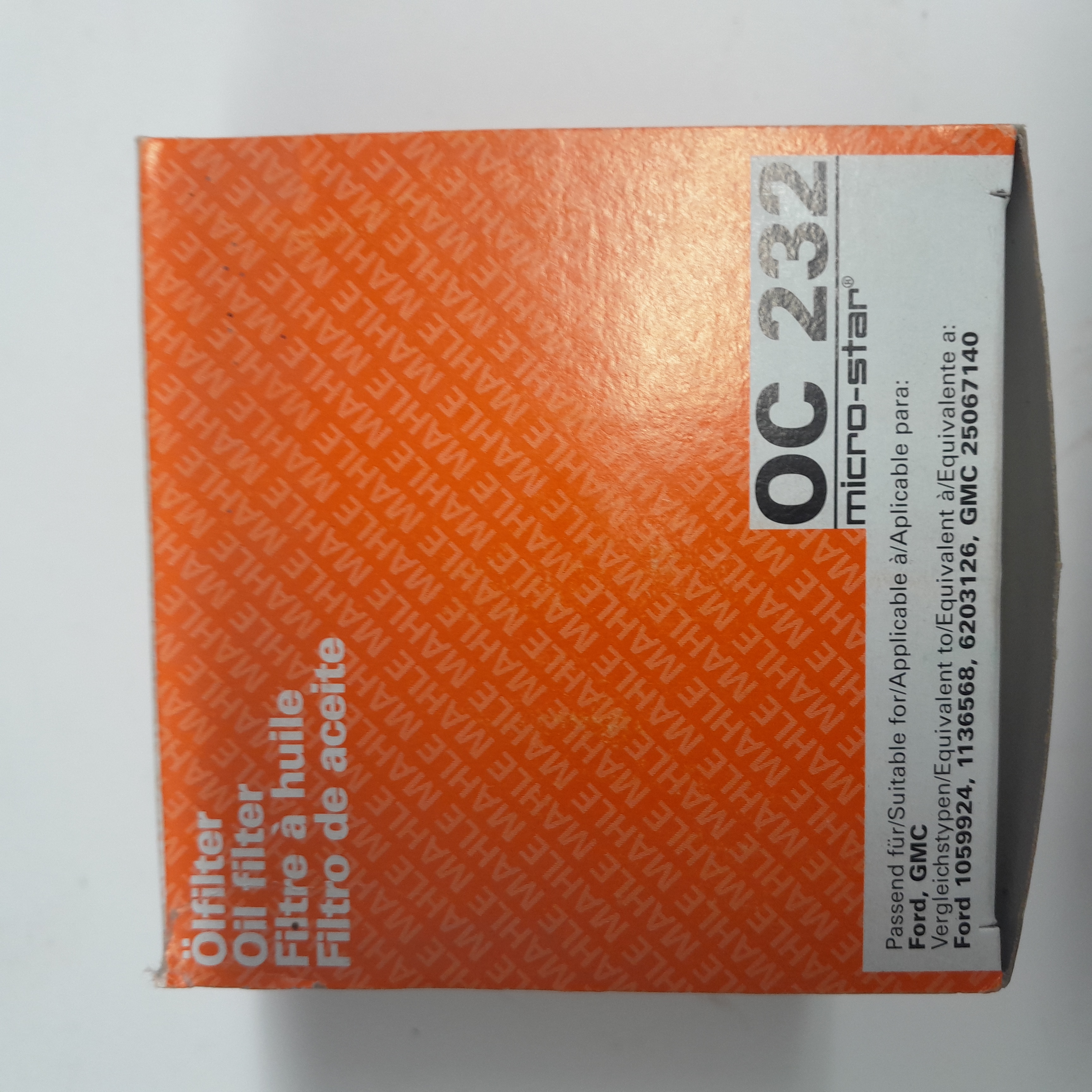 Alyvos filtras OC232