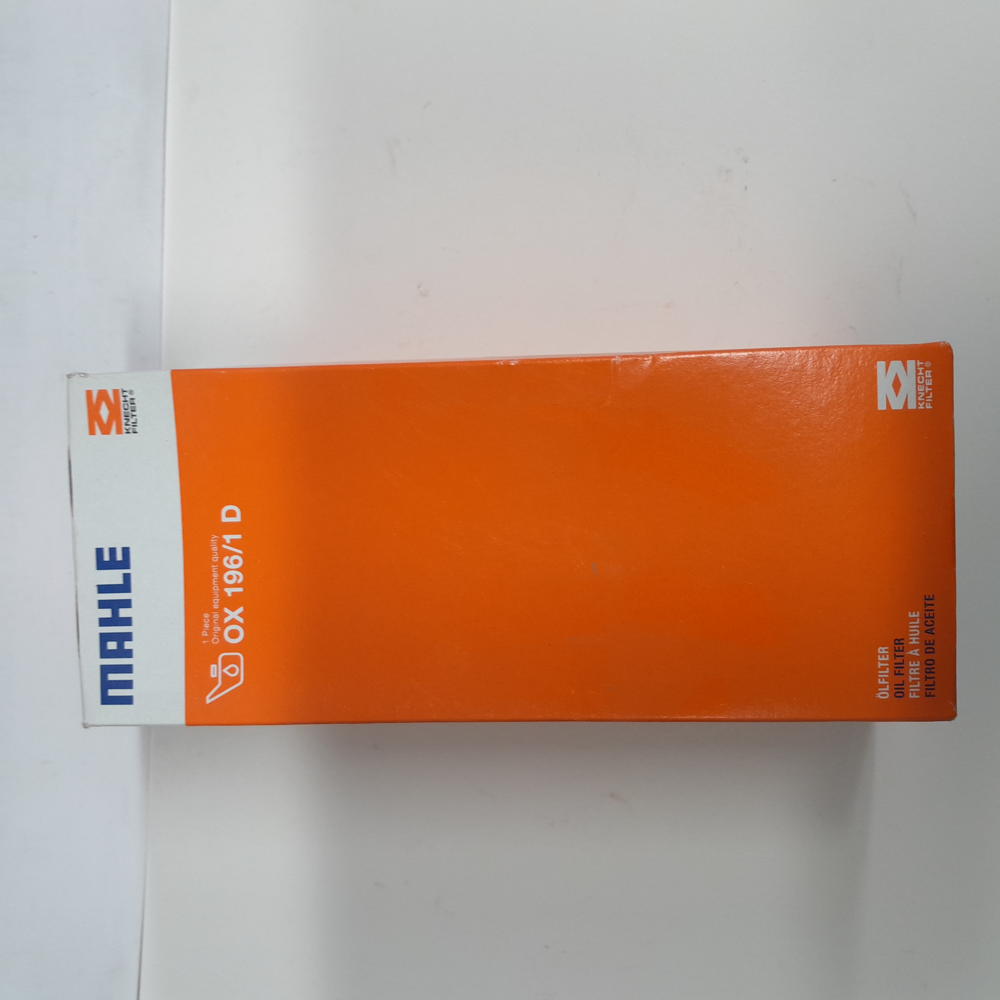 MAHLE alyvos filtras OX196/1D