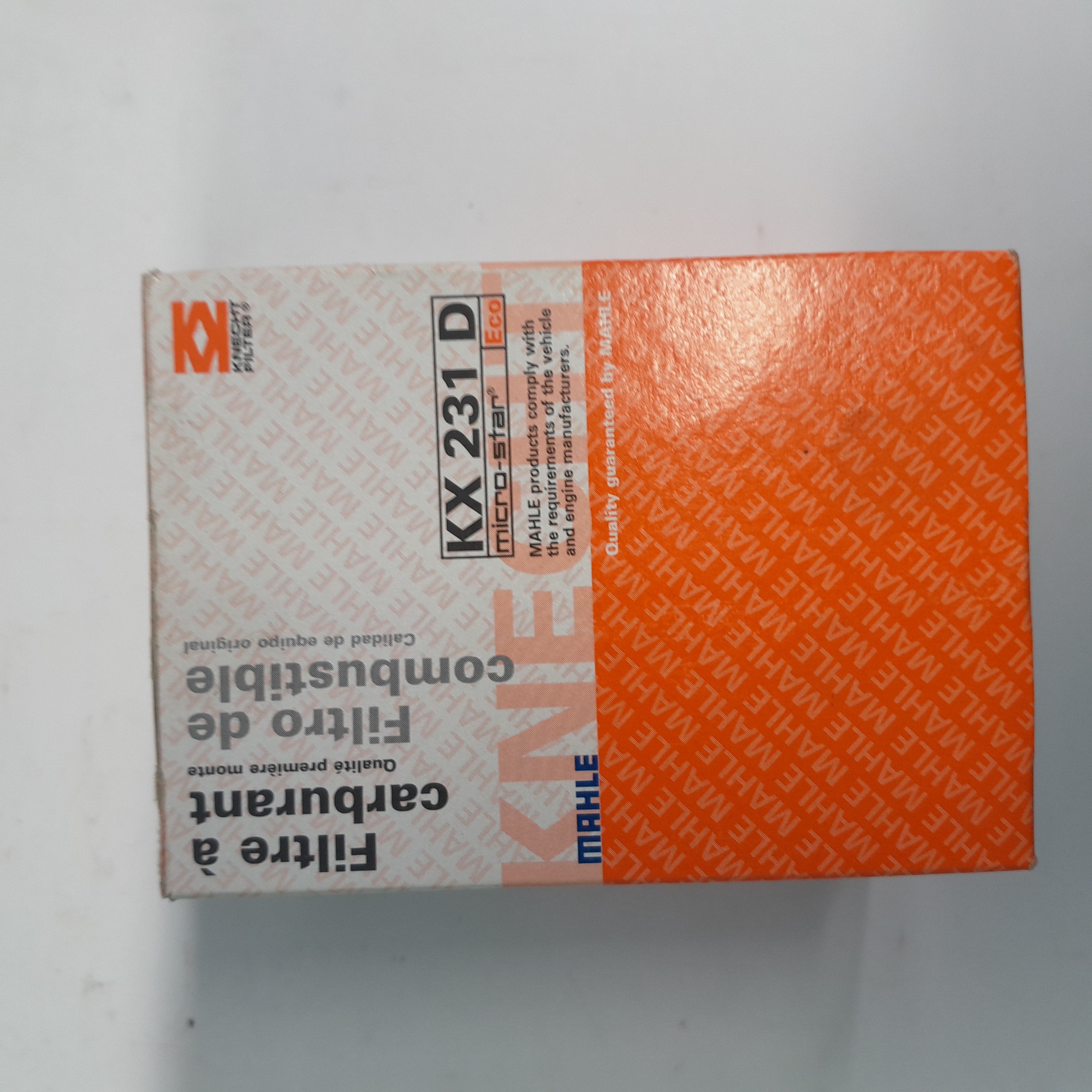 KNECHT KX 231 D kuro filtro