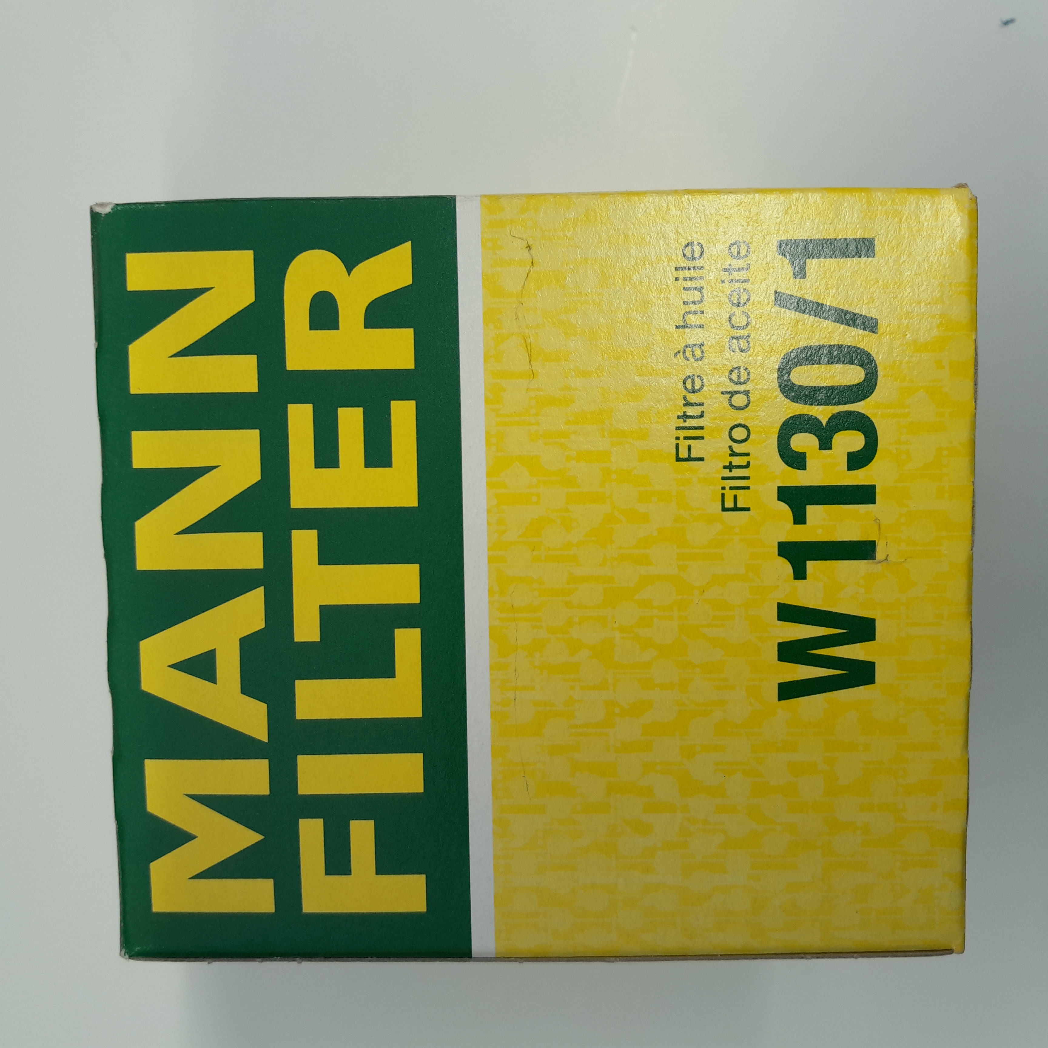 MANN FILTER W1130/1 tepalo filtras