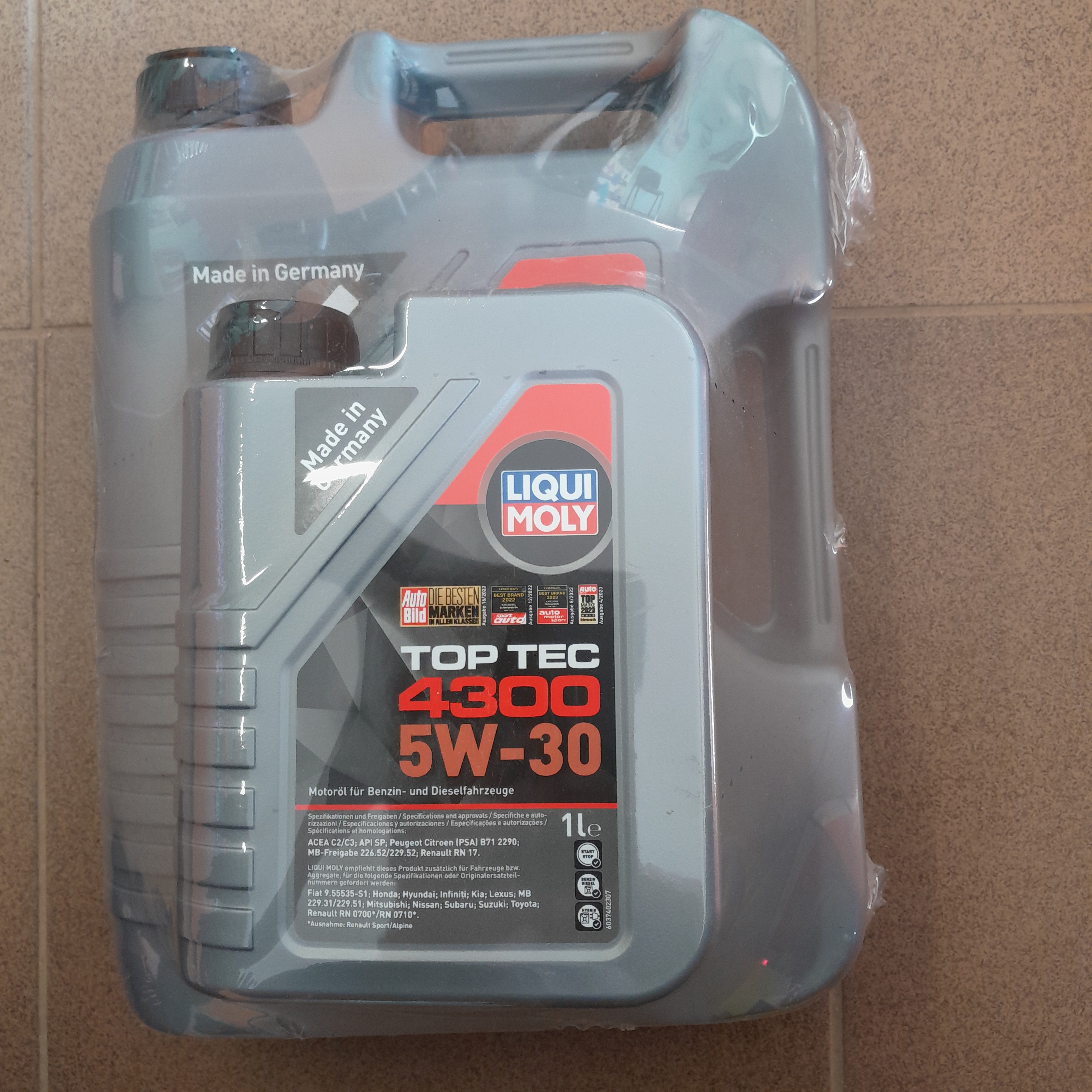 Variklio alyva LIQUI MOLY Top Tec 4300 5W-30 6l