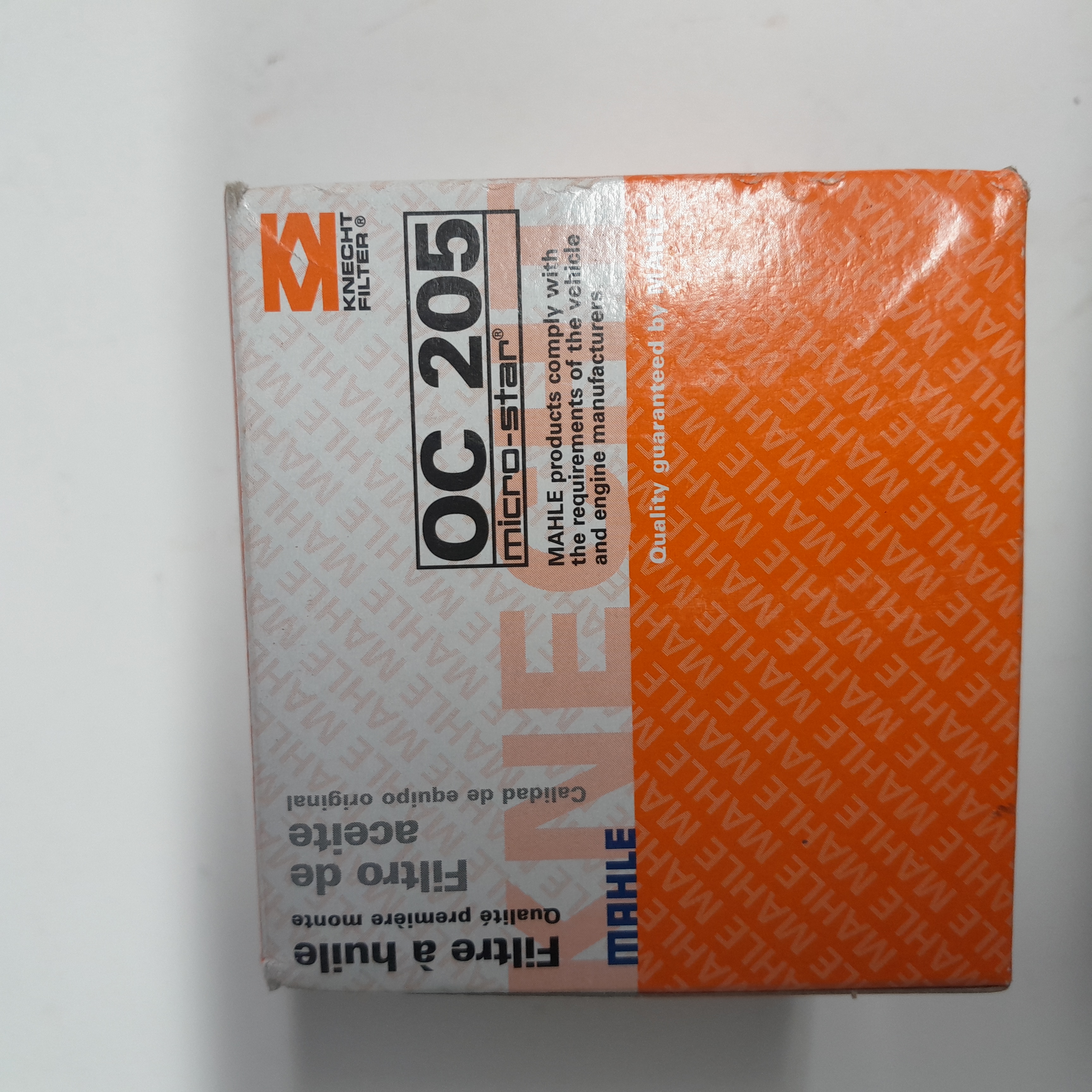 MAHLE OC205 alyvos filtras