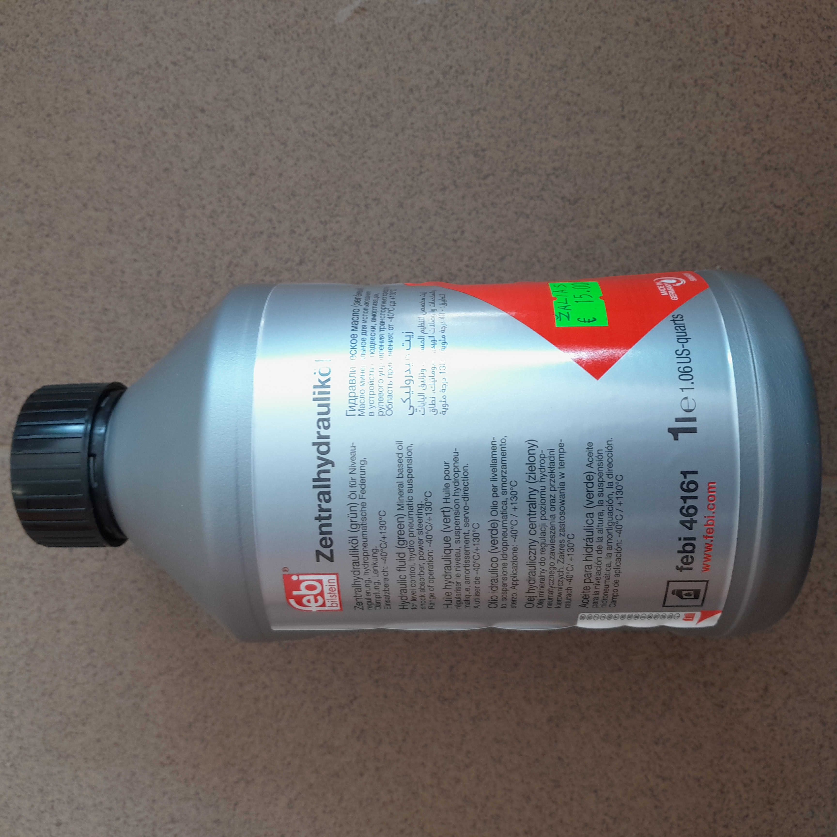 Hidraulinis skystis febi 1L 46161 spalva žalia