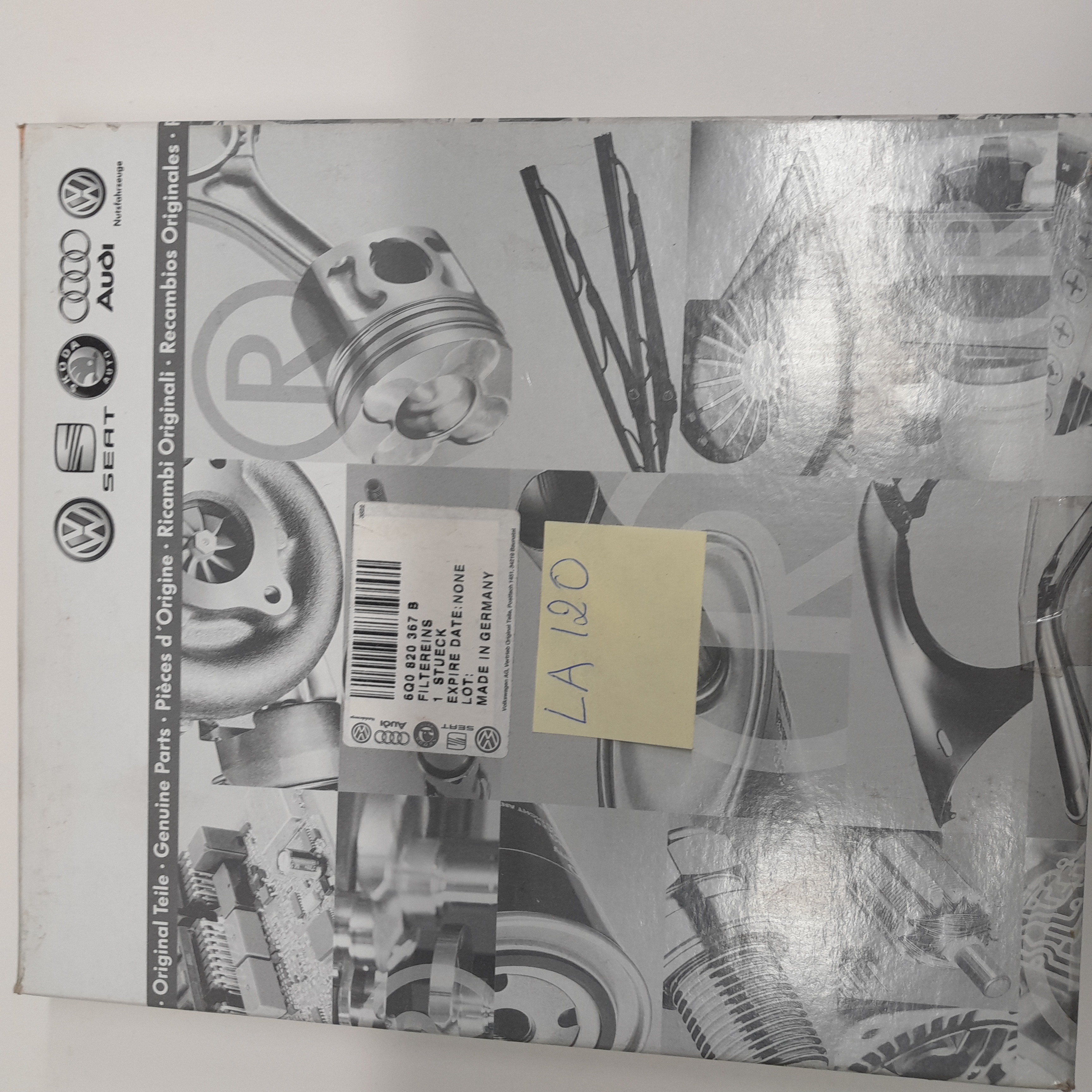 Salono filtras 6Q0820367 analogas LA120