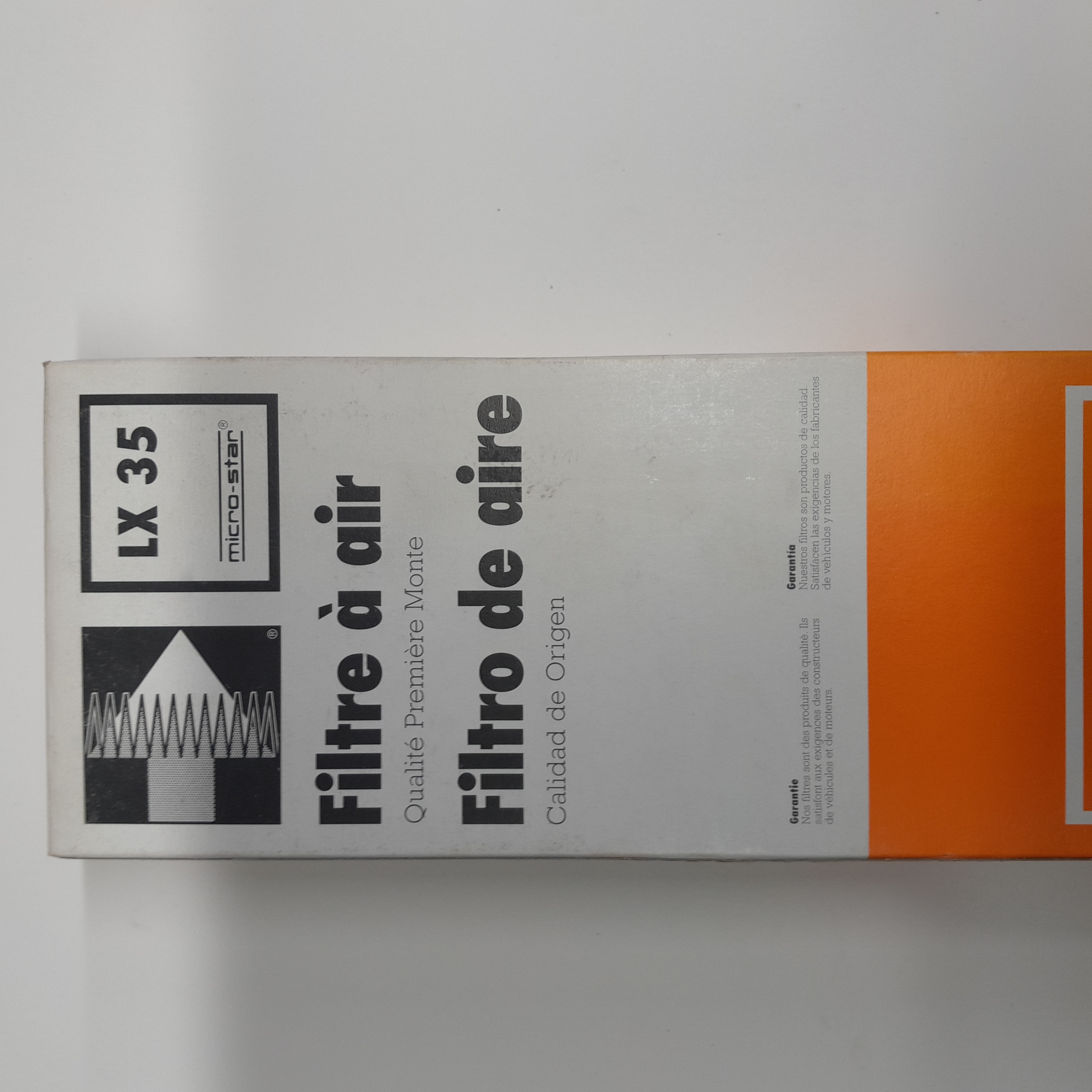  LX35 oro filtras