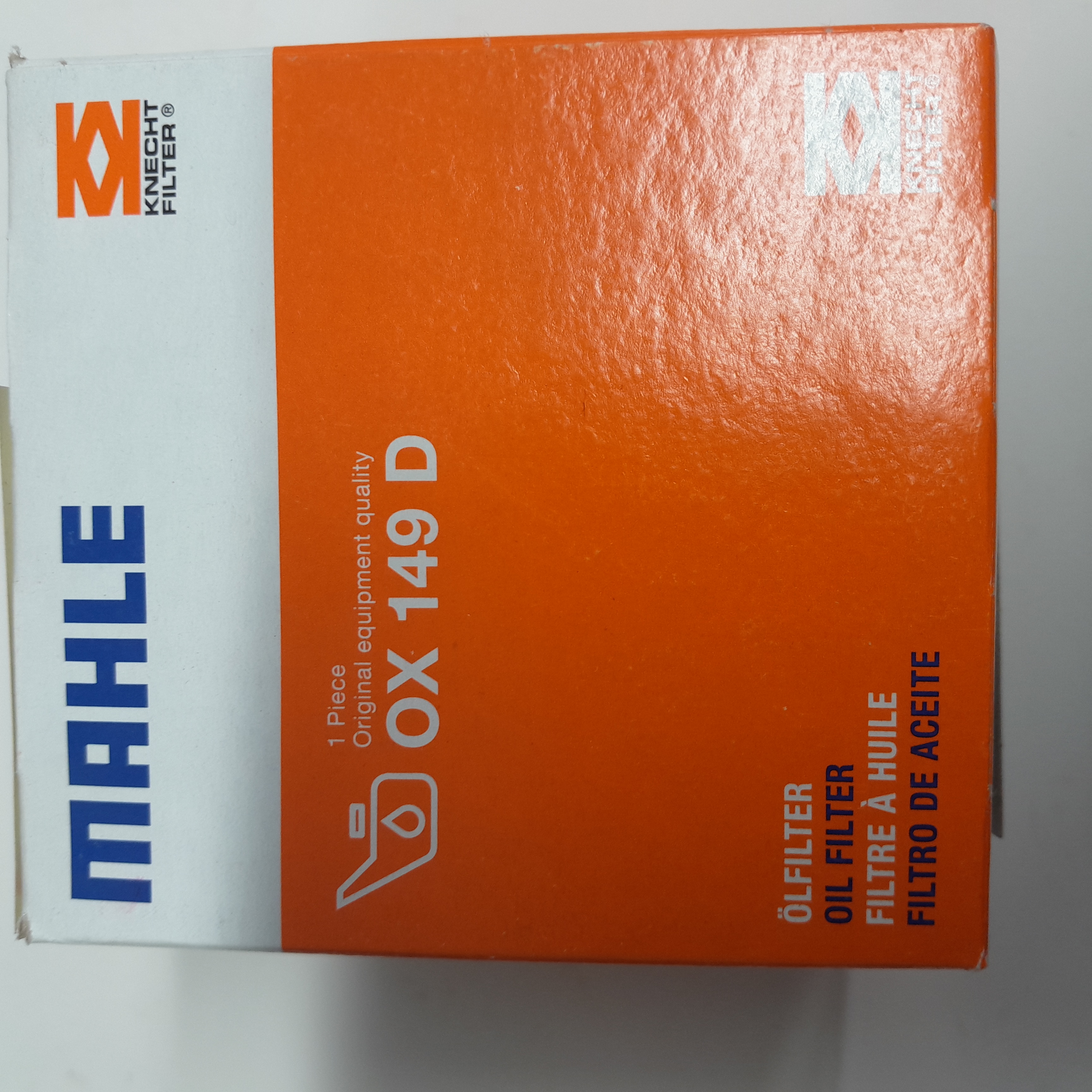 MAHLE OX 149 D alyvos filtras