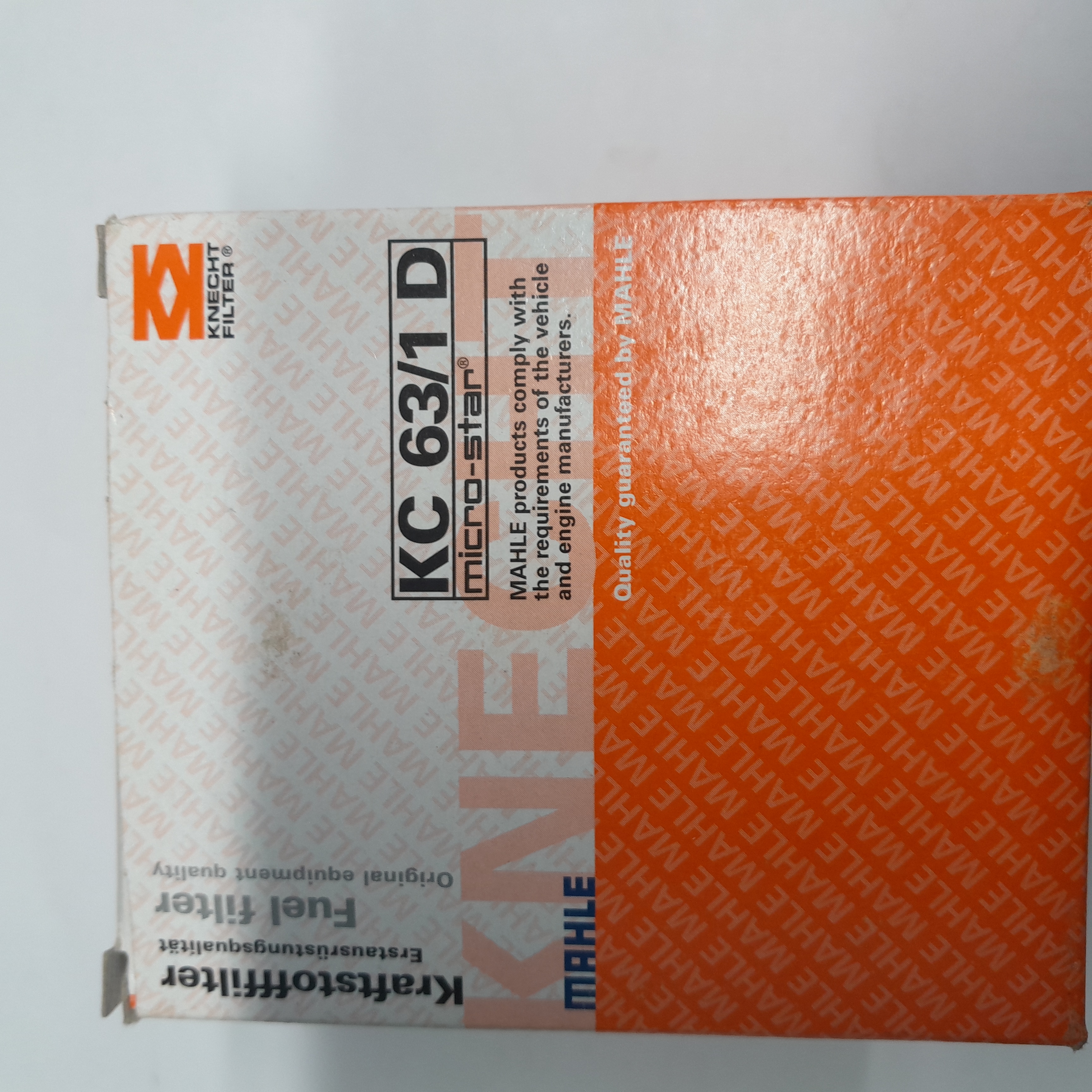 Degalų filtras KC 63/1 D