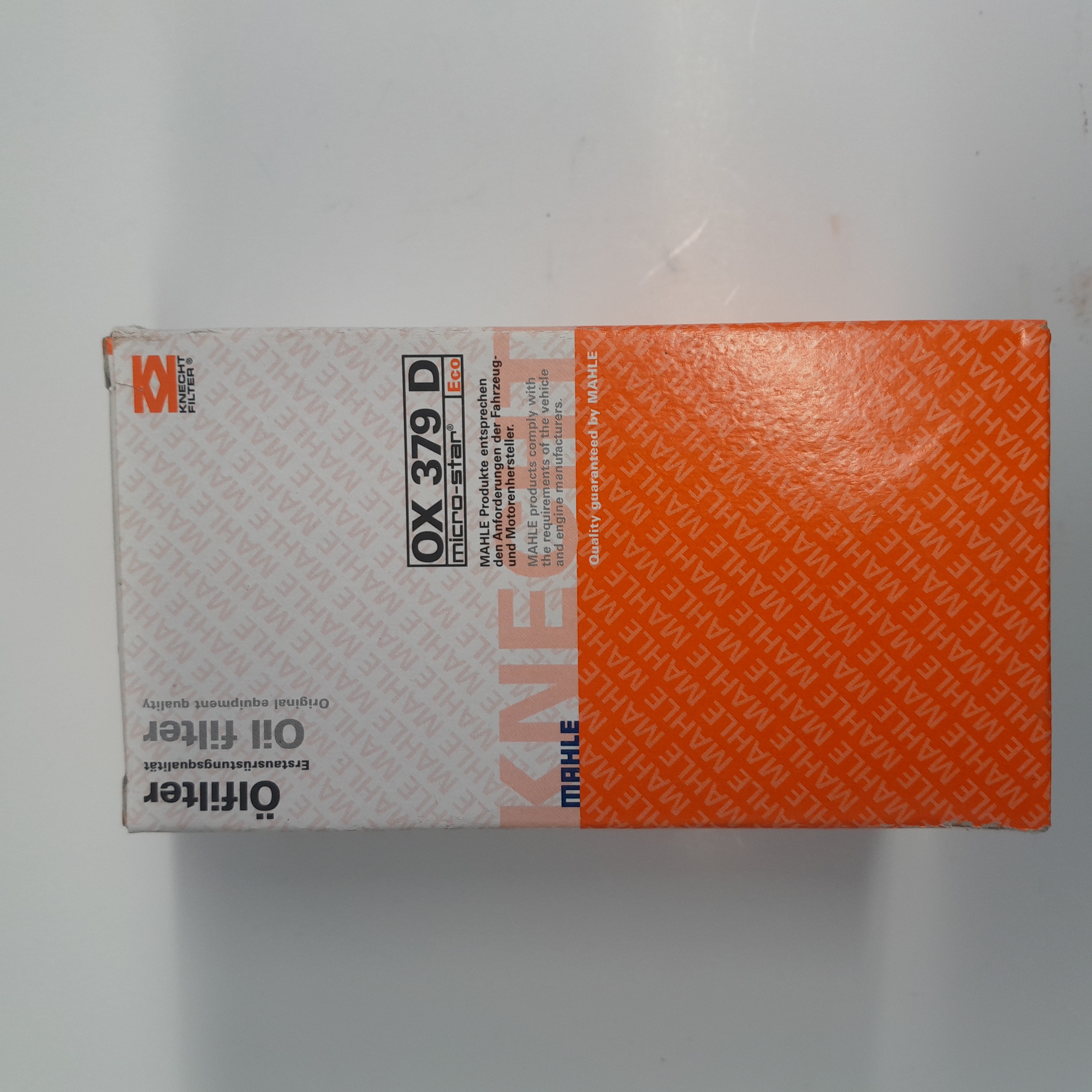 OX 379 D alyvos filtras