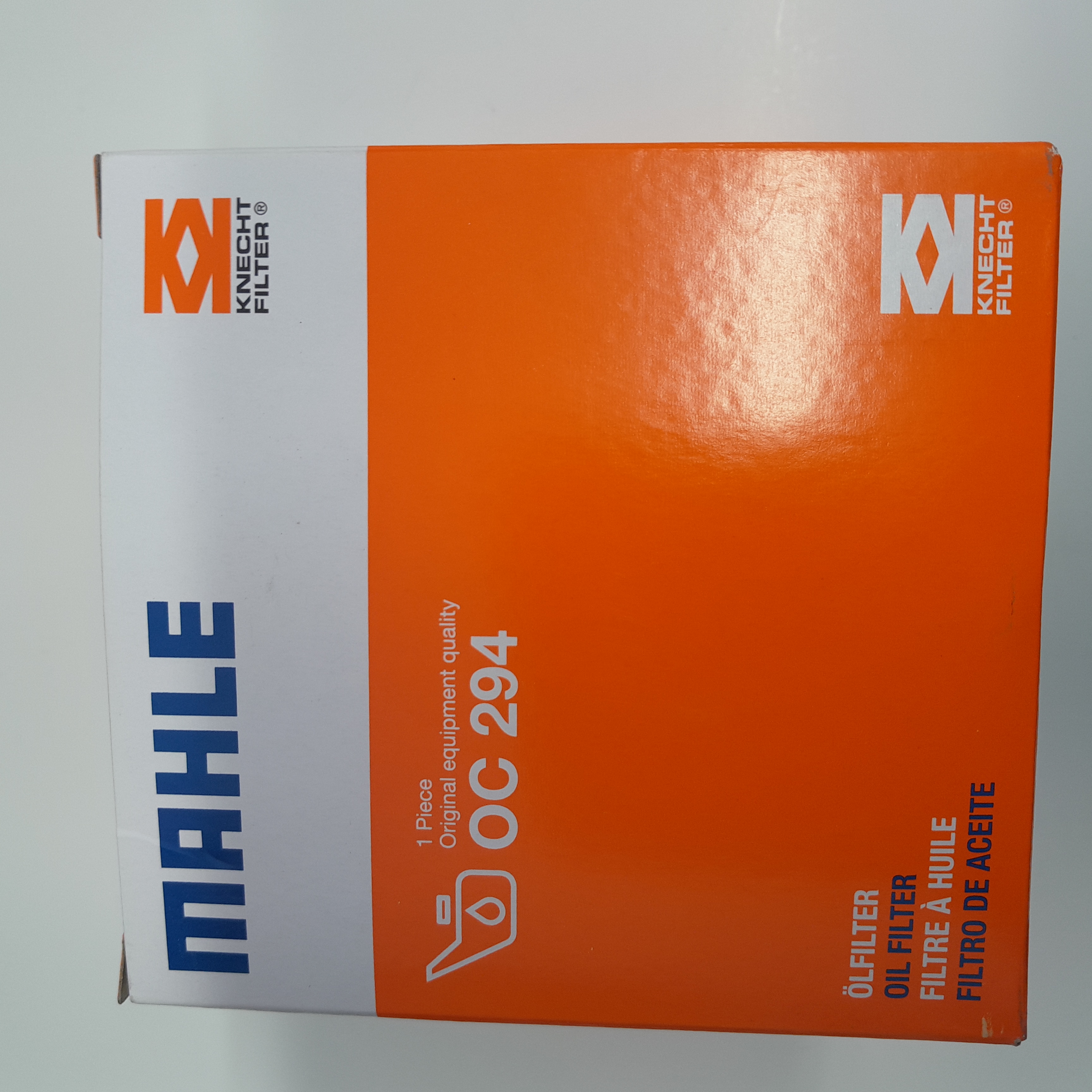 Mahle OC 294 alyvos filtras