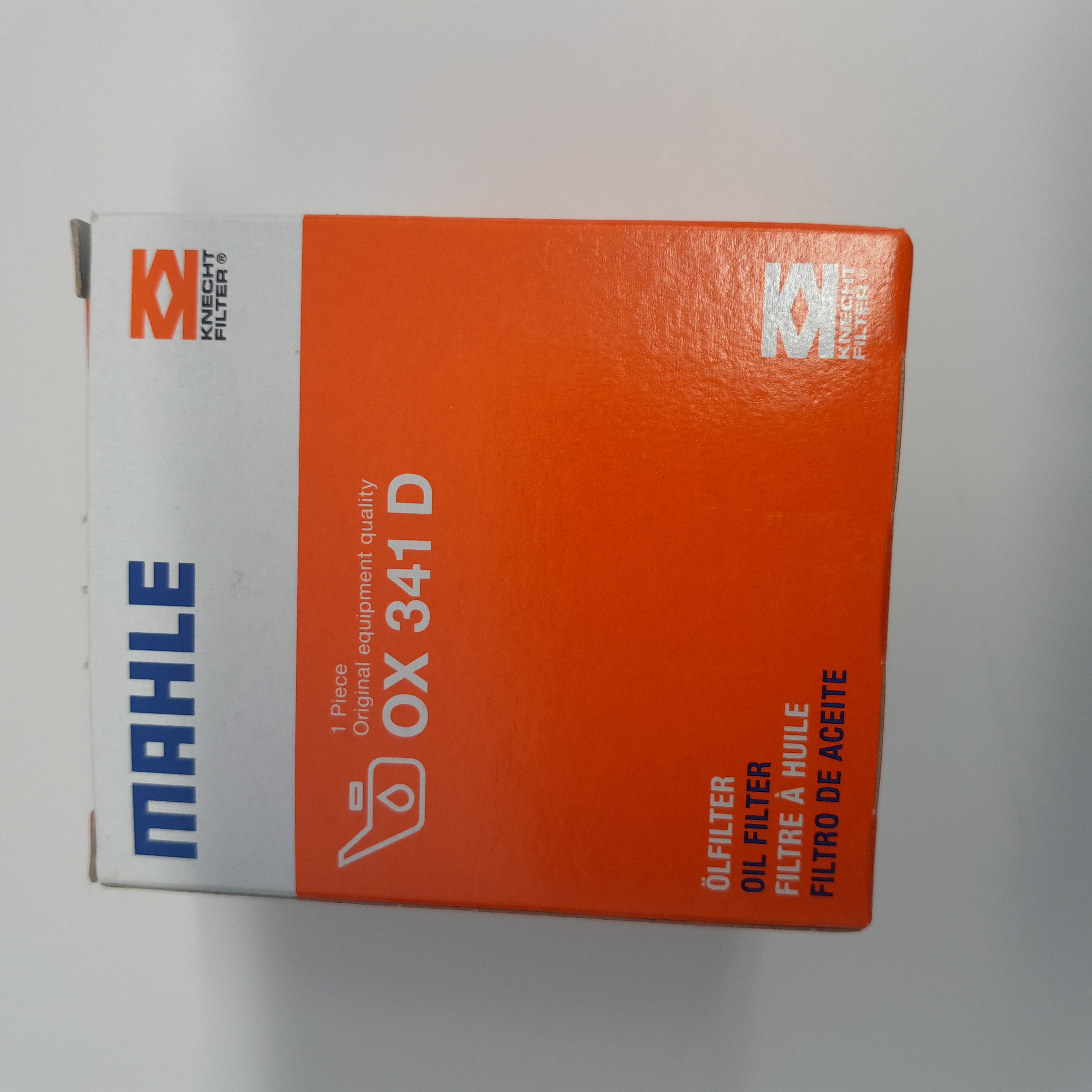 MAHLE OX 341 D alyvos filtras