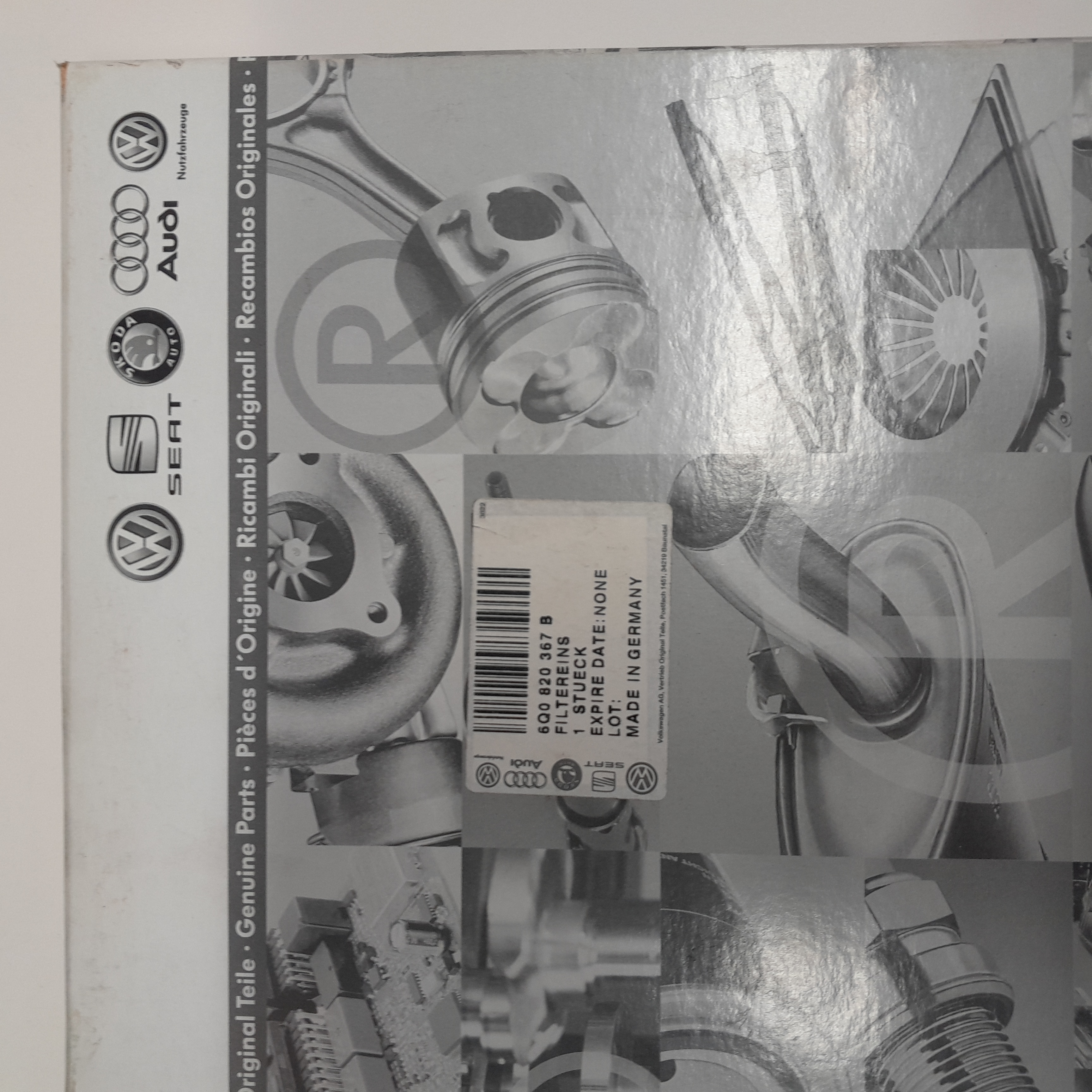 Salono filtras 6Q0820367 analogas LA120