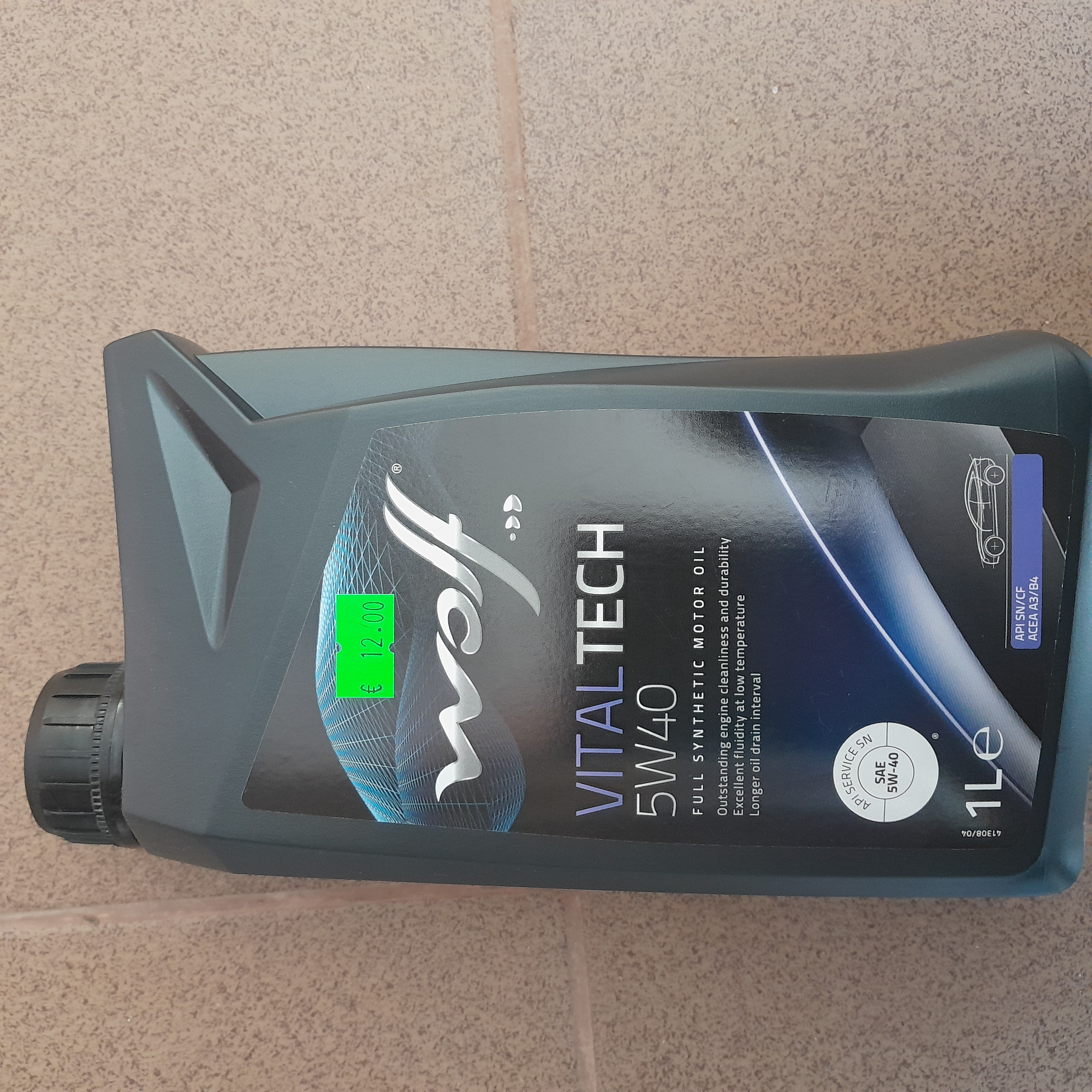 Variklio alyva Wolf Vital Tech 5W40 1L