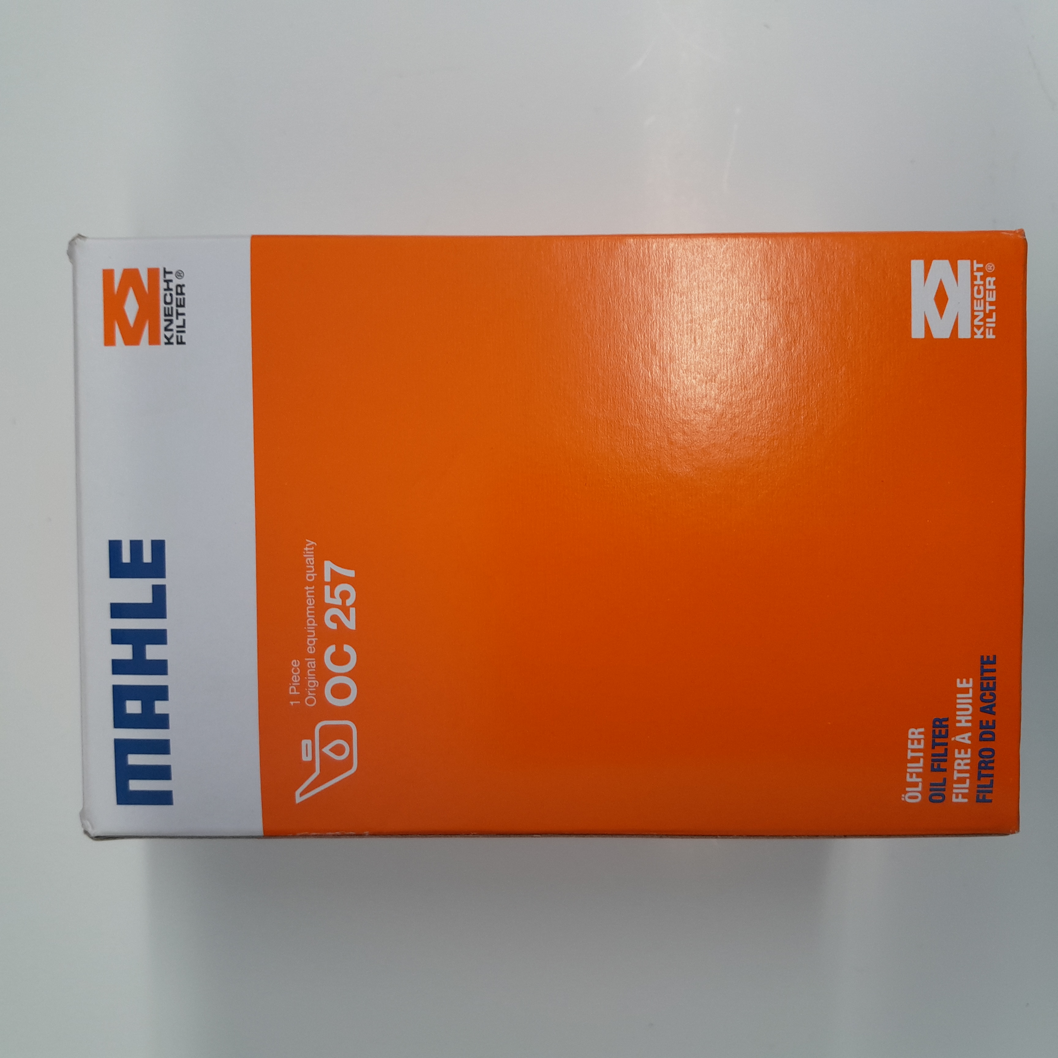 MAHLE OC 257 alyvos filtras