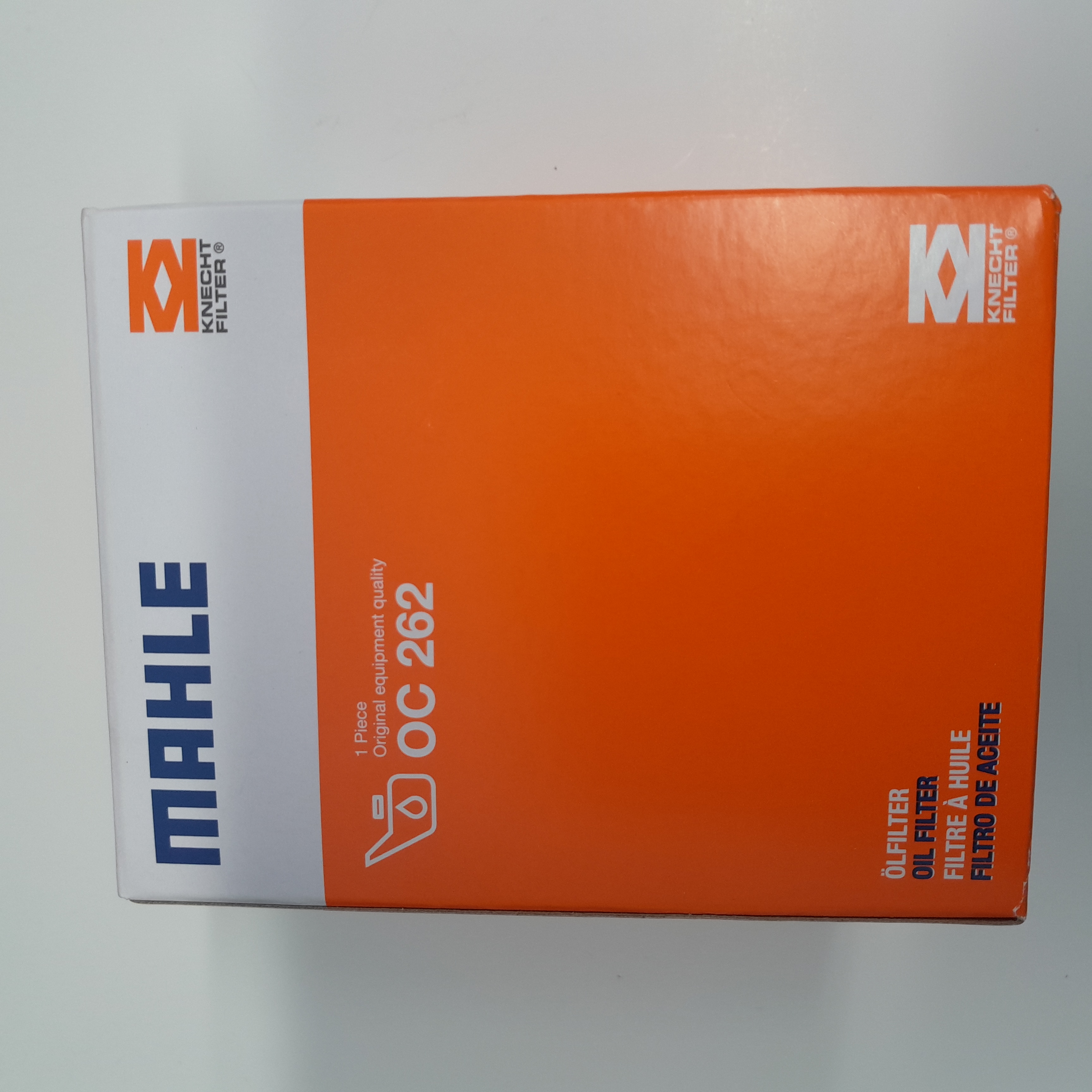 MAHLE OC 262 alyvos filtras