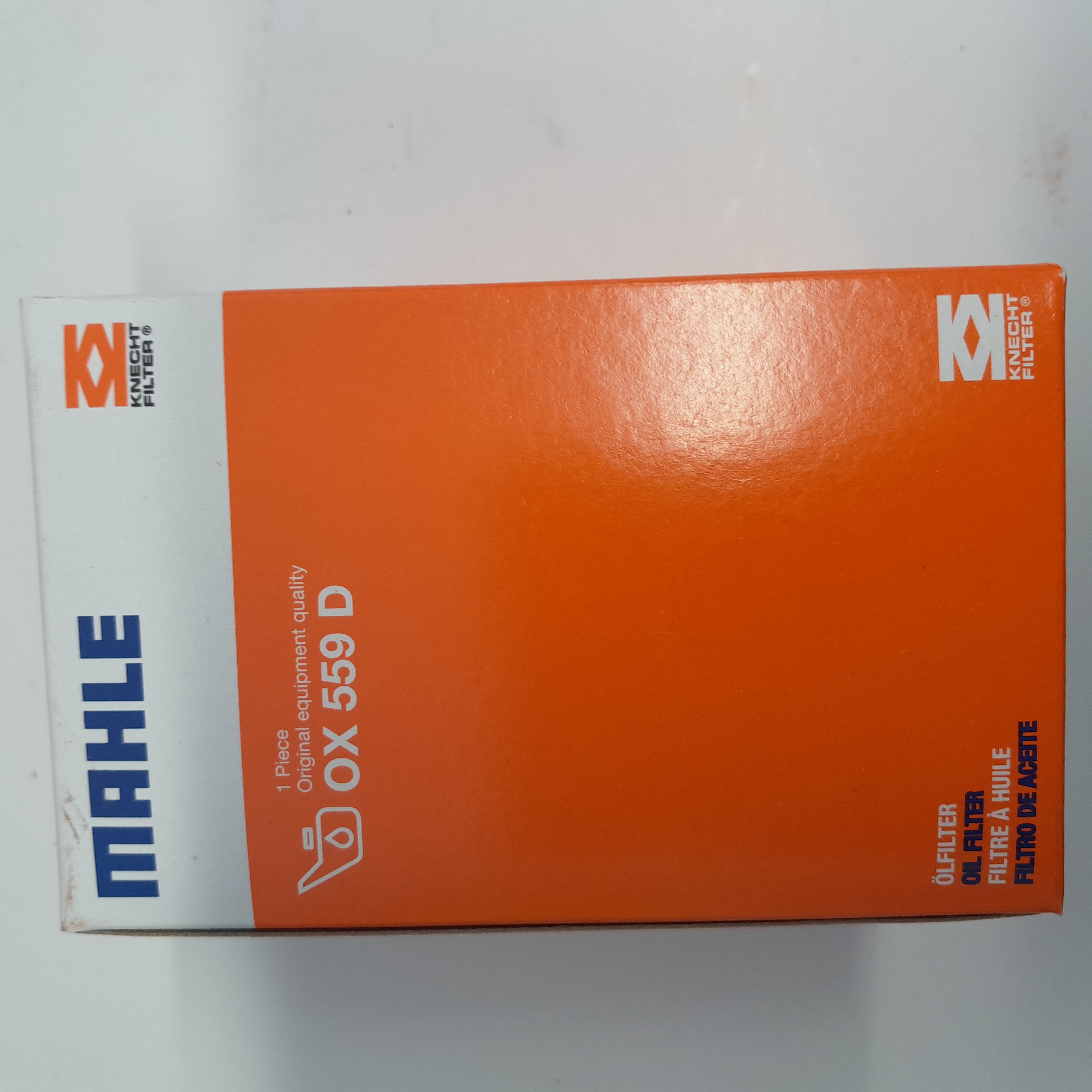 MAHLE OX 559 D alyvos filtras