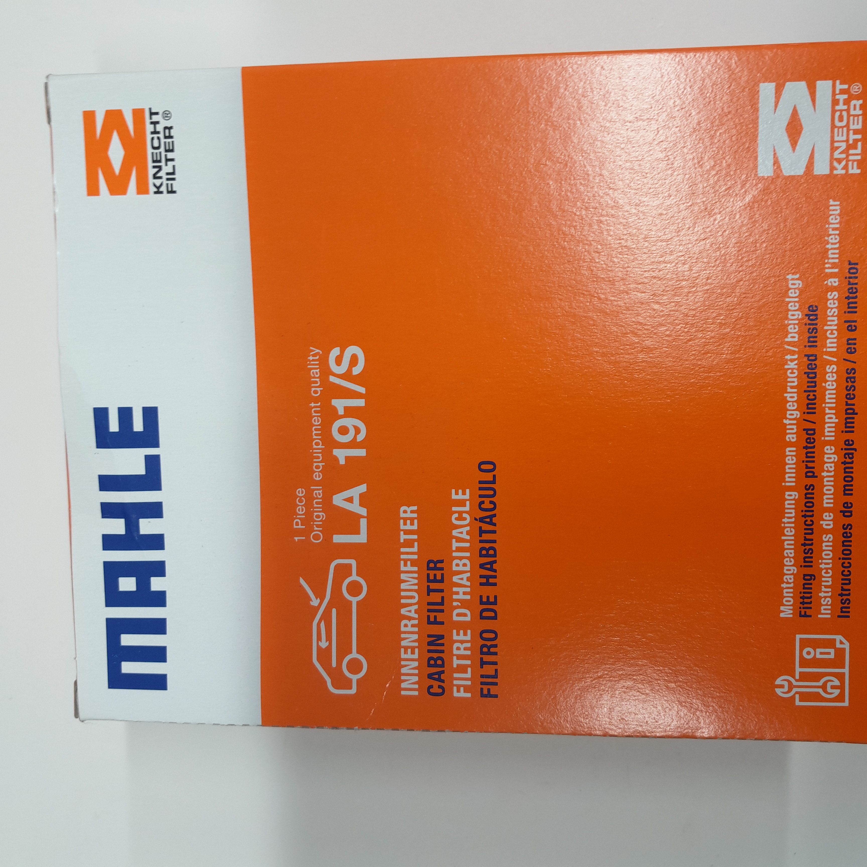 MAHLE LA 191/S salono filtras