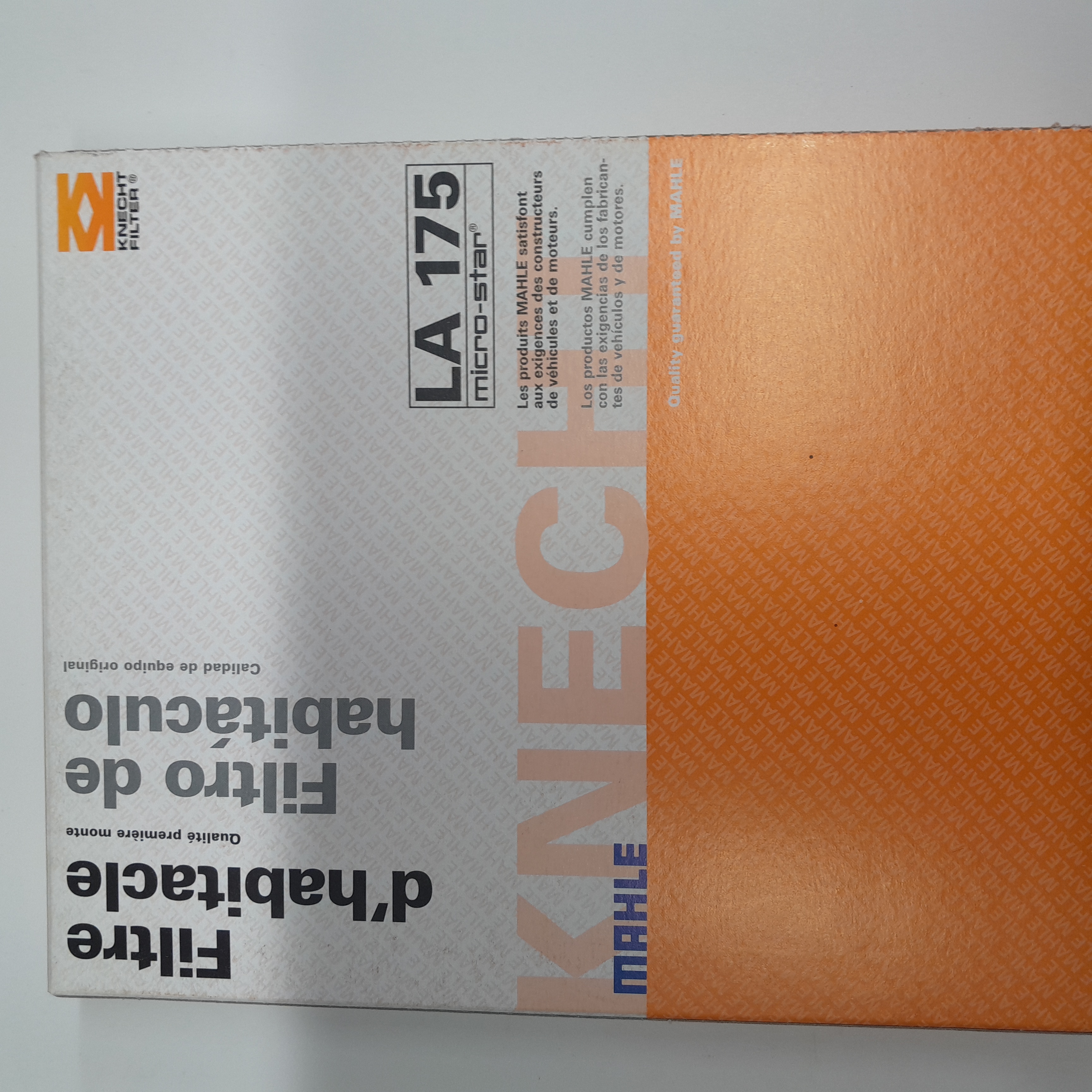  KNECHT LA 175 kabinos oro filtras