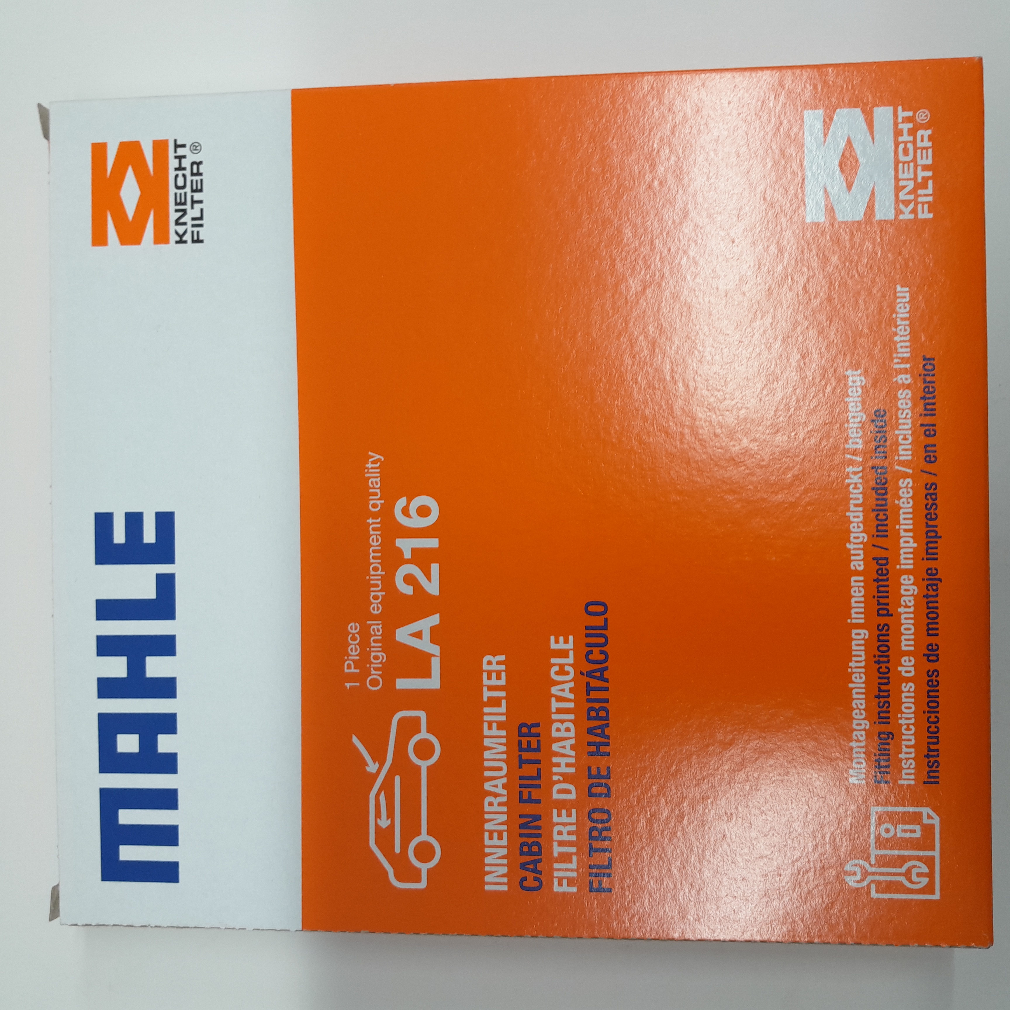 Automobilio salono filtras MAHLE LA 216