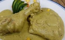 Pollo en salsa verde