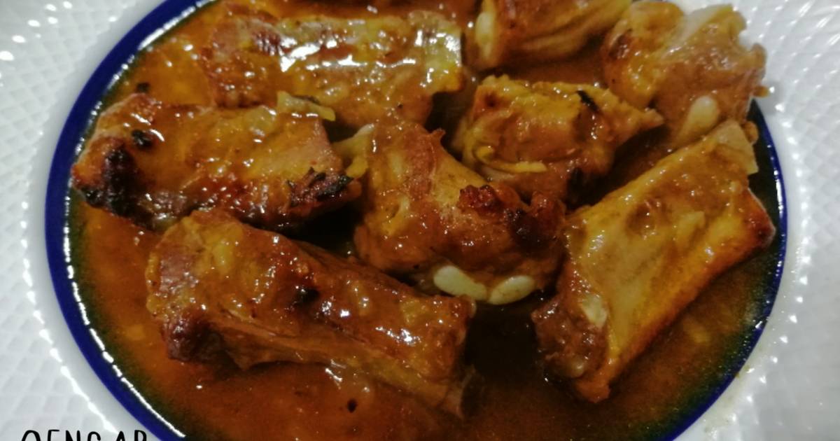 Costillitas de cerdo a la coca - cola