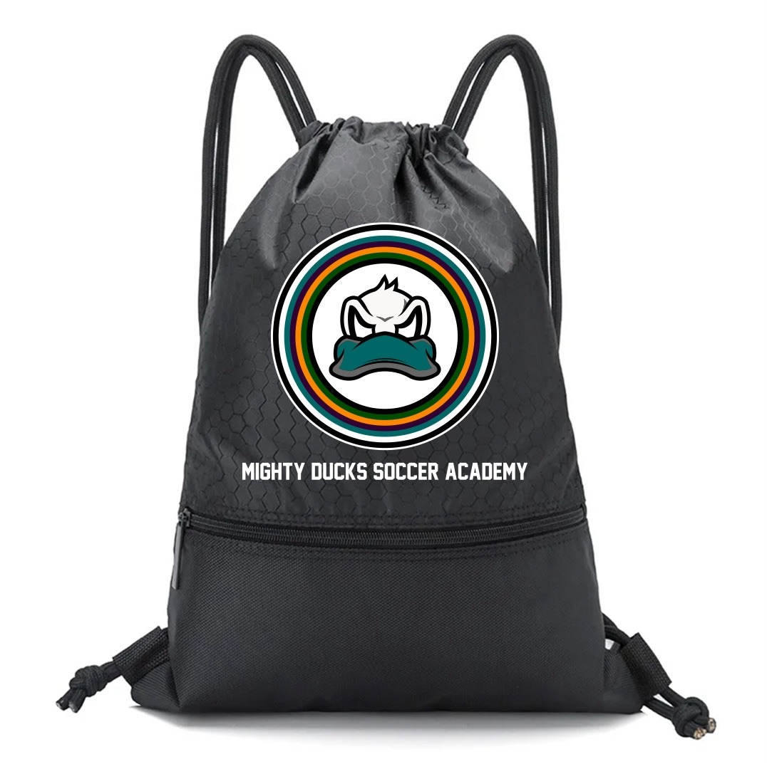 Mighty Ducks Soccer Academy Drawstring Bag