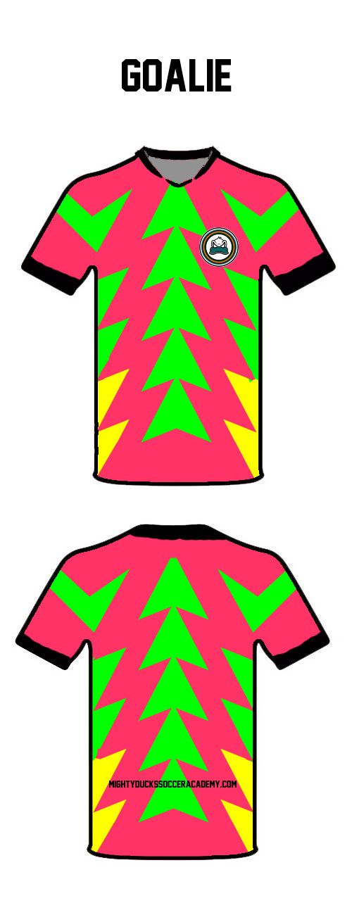 Mighty Ducks Soccer Academy Goalie Jersey - PINK