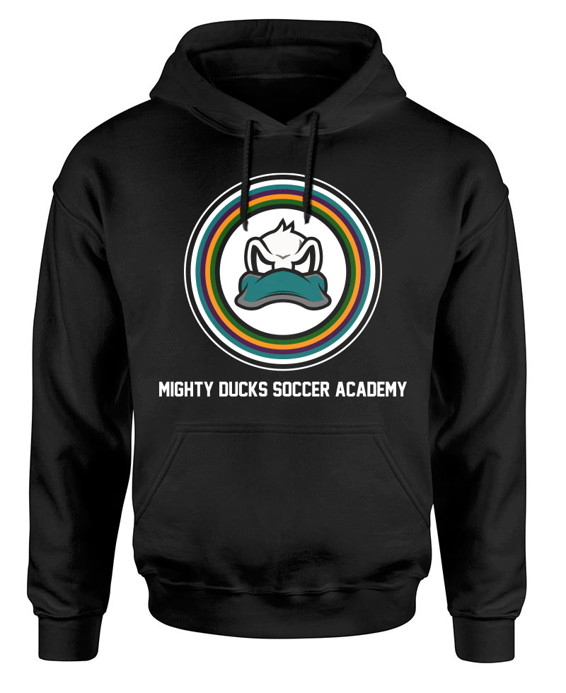 Mighty Ducks Soccer Academy Hoodie - BLACK