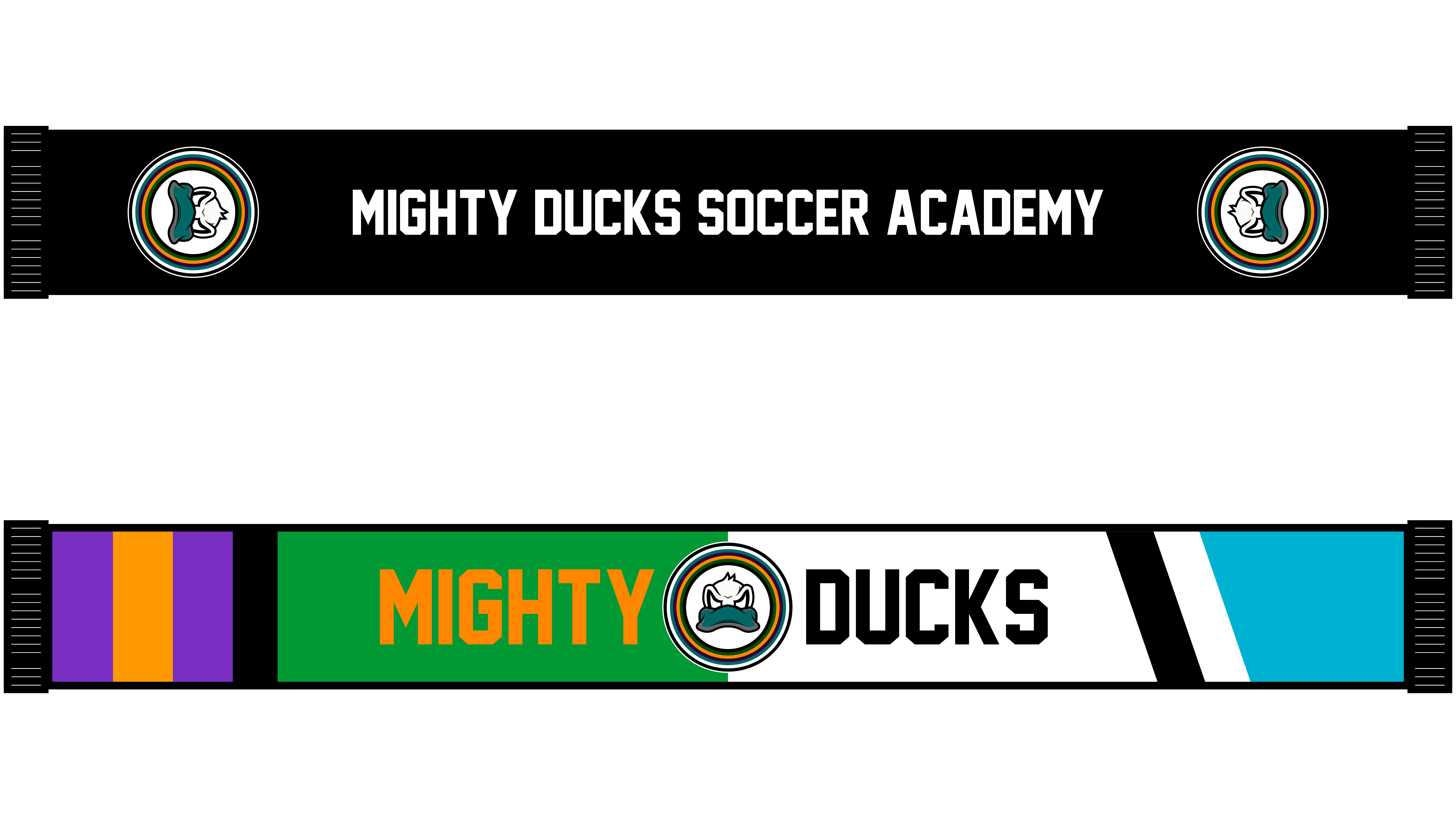 Mighty Ducks Soccer Academy Team Scarf