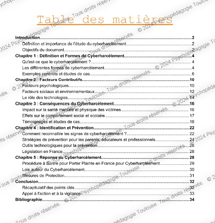 Introduction au Cyberharcèlement