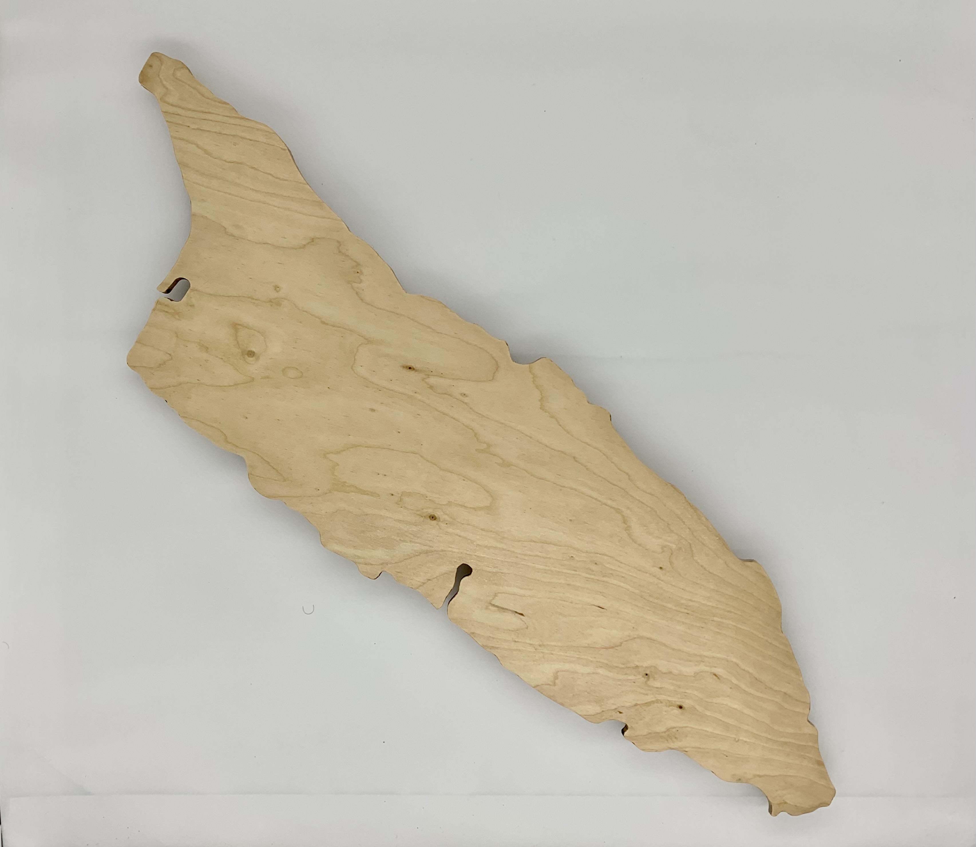 Aruba met een lichte/donker kleur hout (Groot).