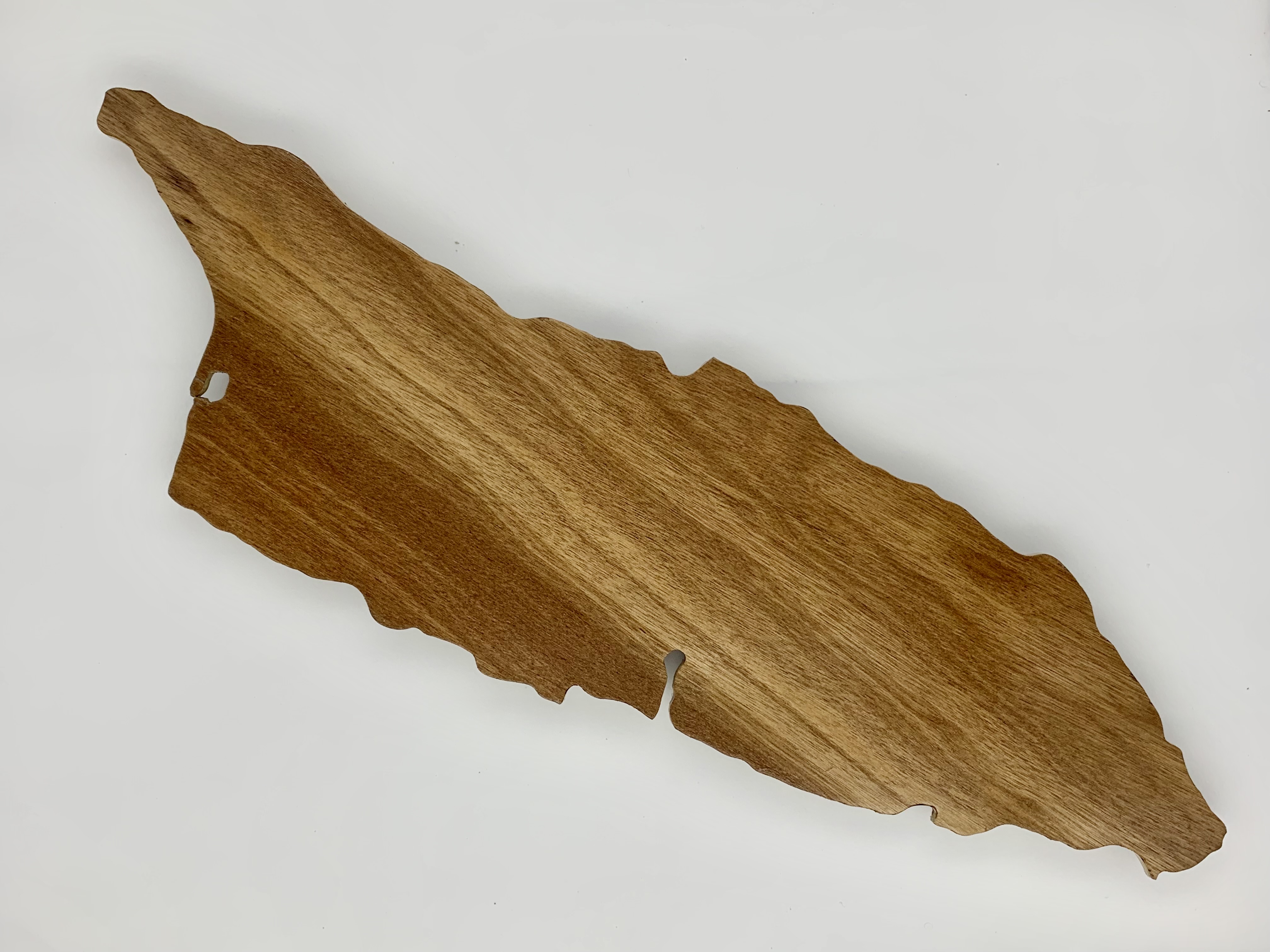 Aruba met een lichte/donker kleur hout (Groot).