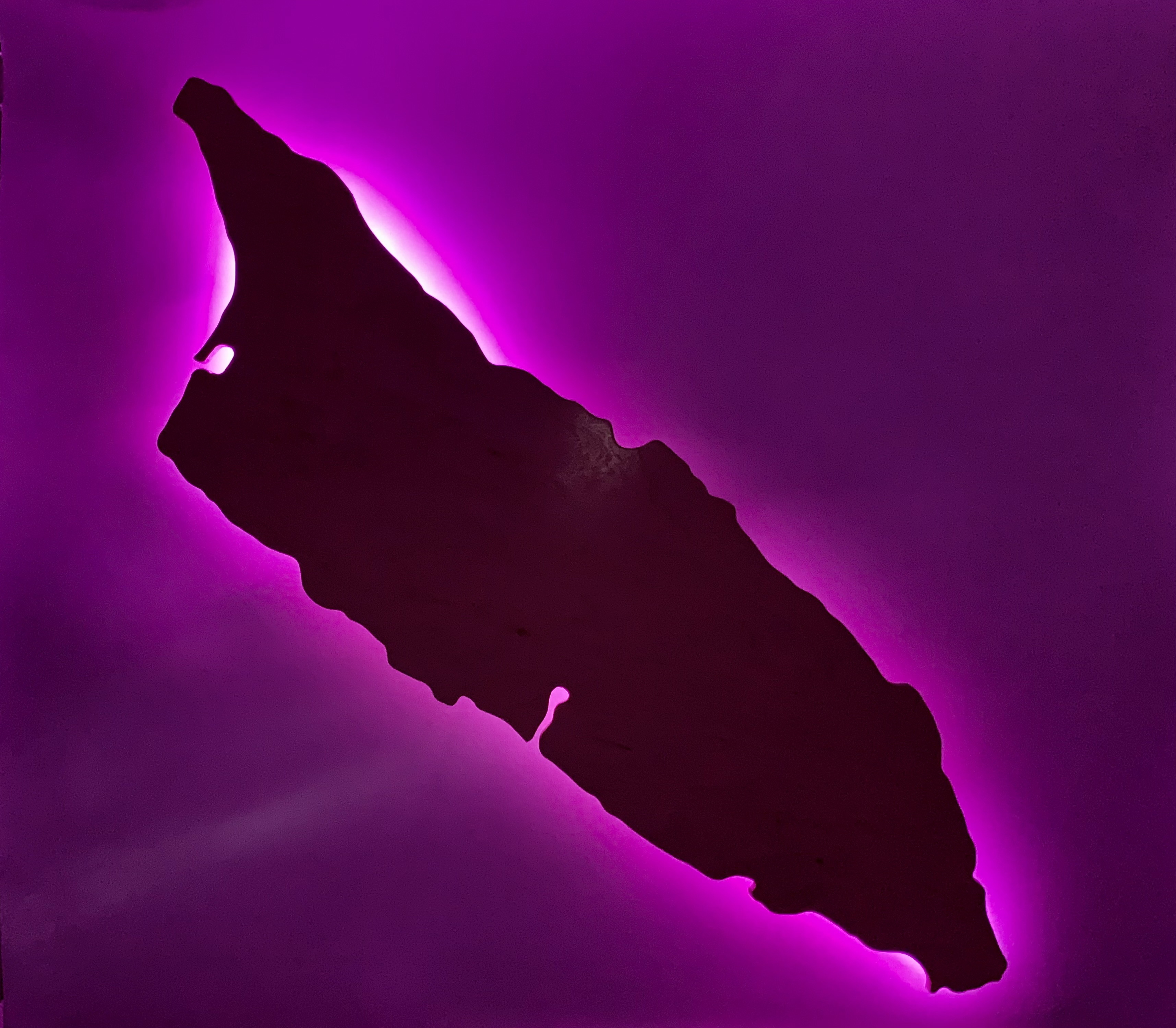 Aruba met een lichte/donker kleur hout (Klein).