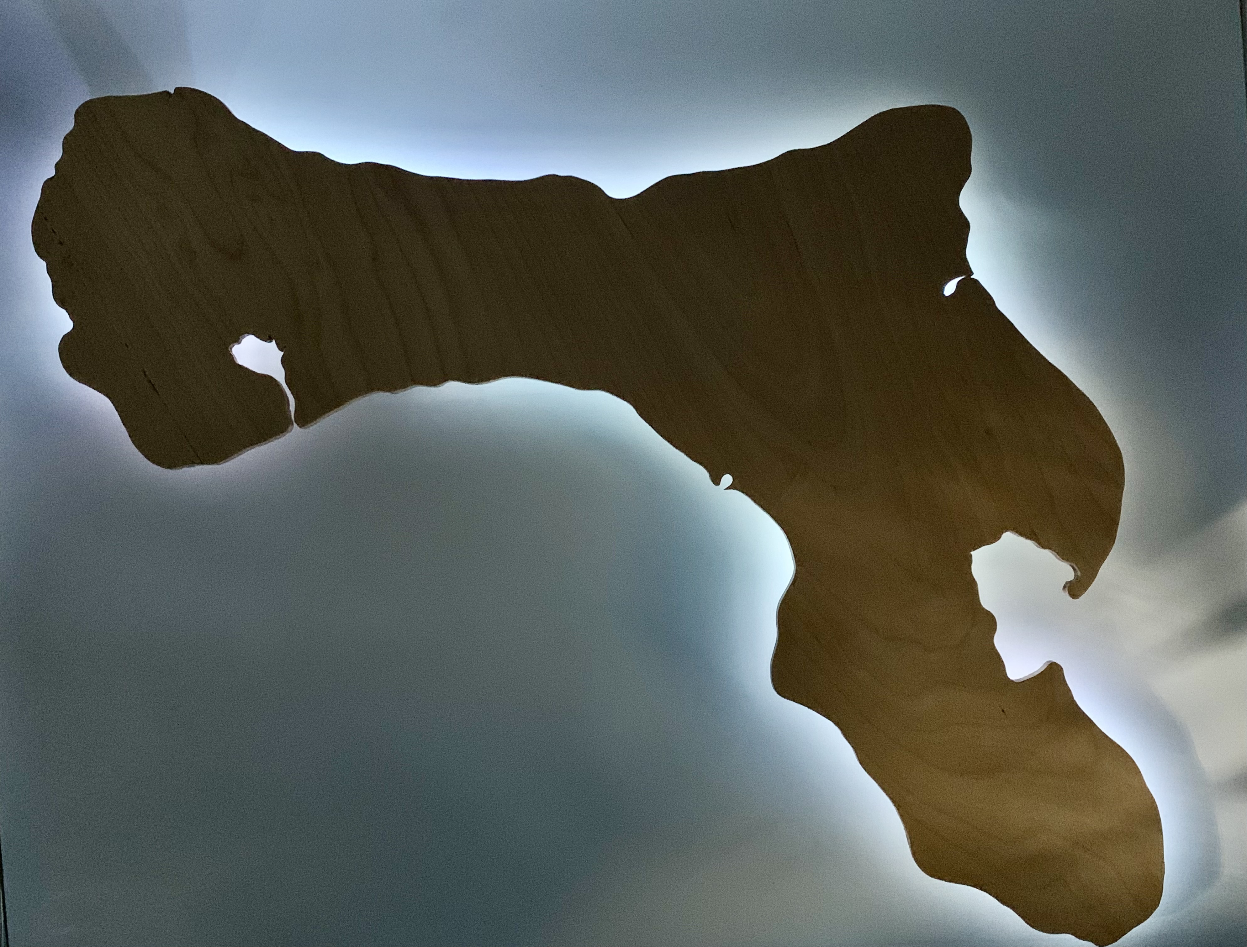 Bonaire met een lichte/donkere kleur hout (Groot).