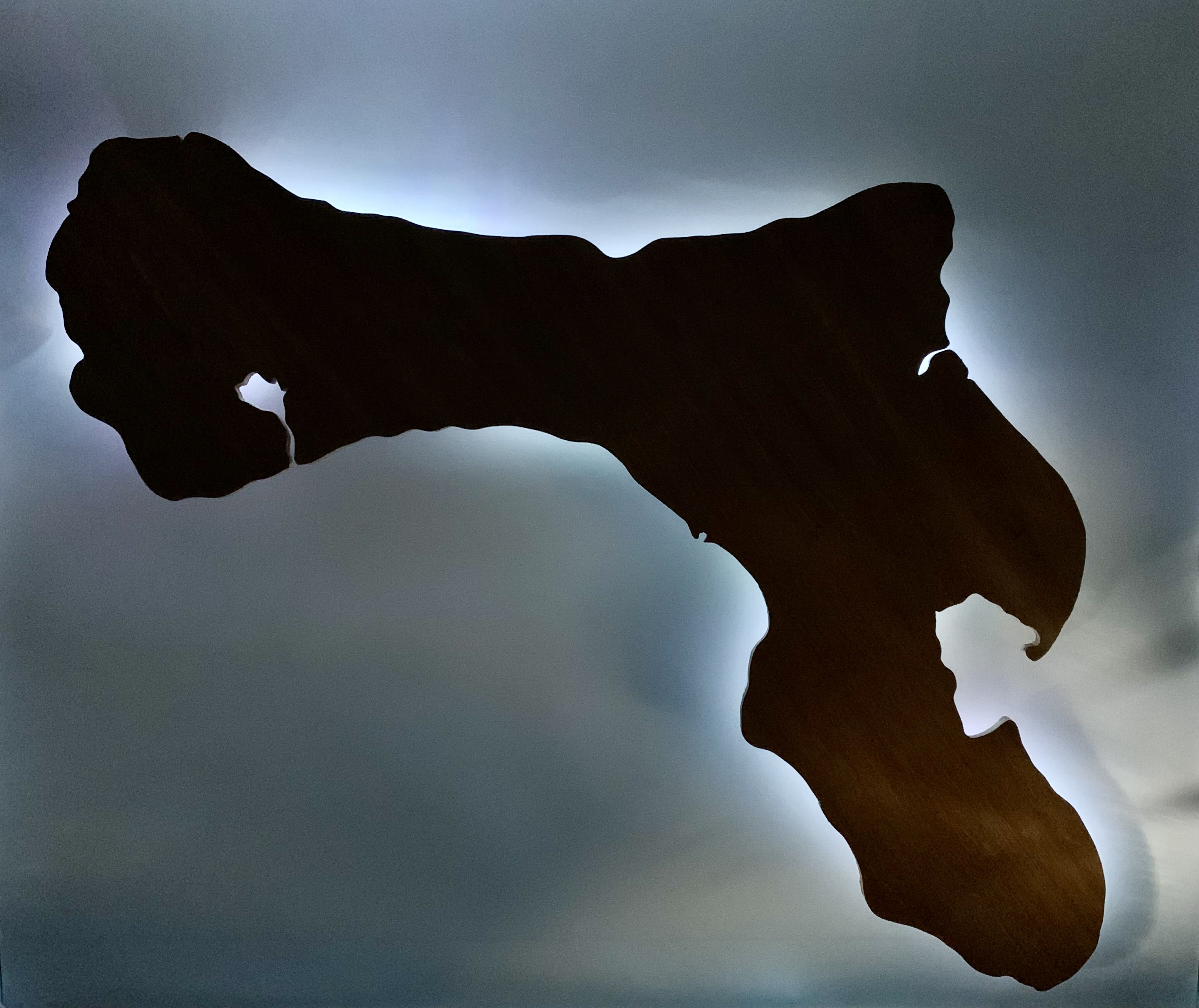 Bonaire met een lichte/donkere kleur hout (Groot).