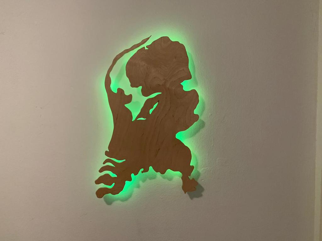 Nederland met een lichte/donker kleur hout (Groot).