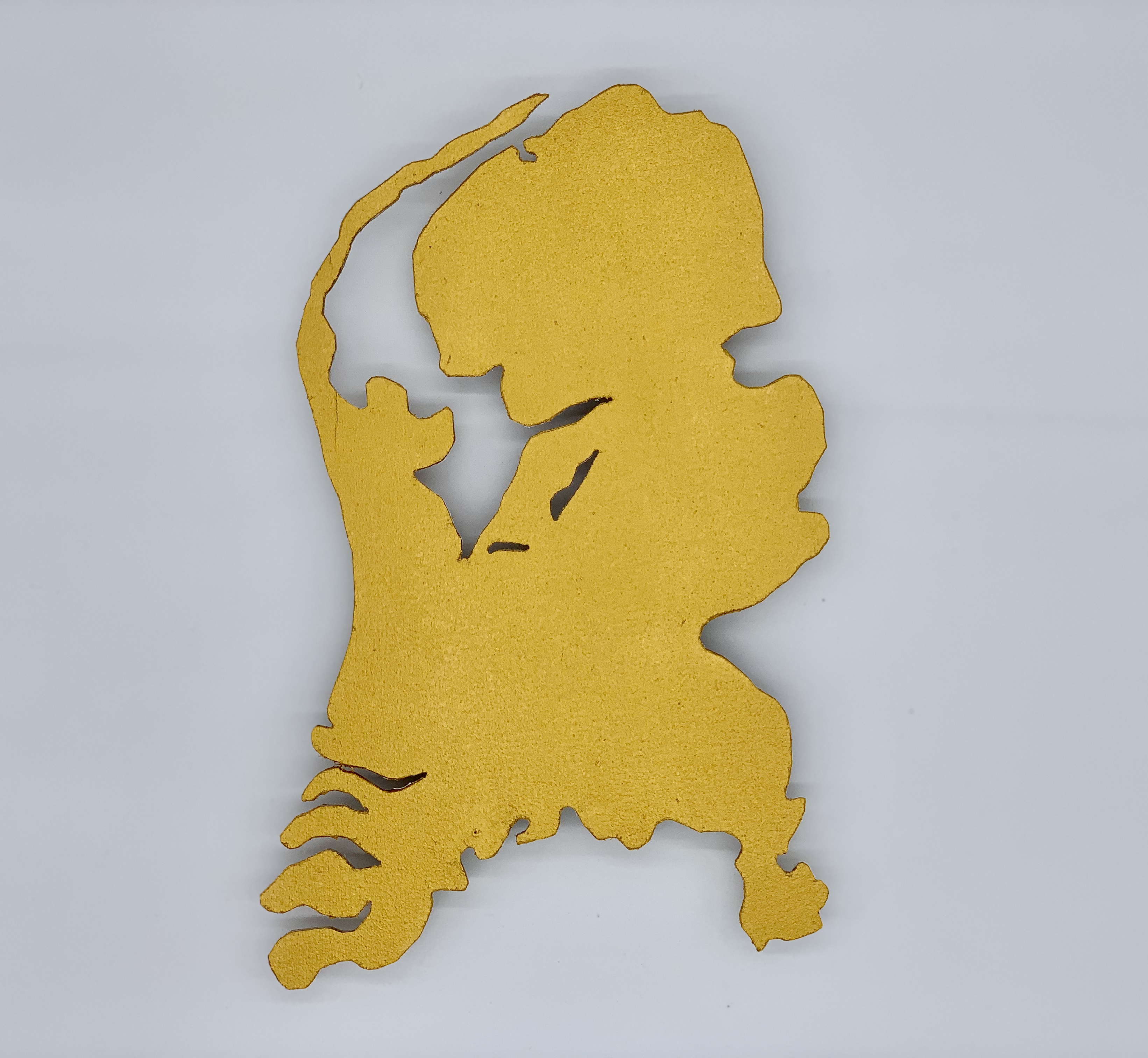 Nederland met een kleur naar keuze uit de opties (Klein).