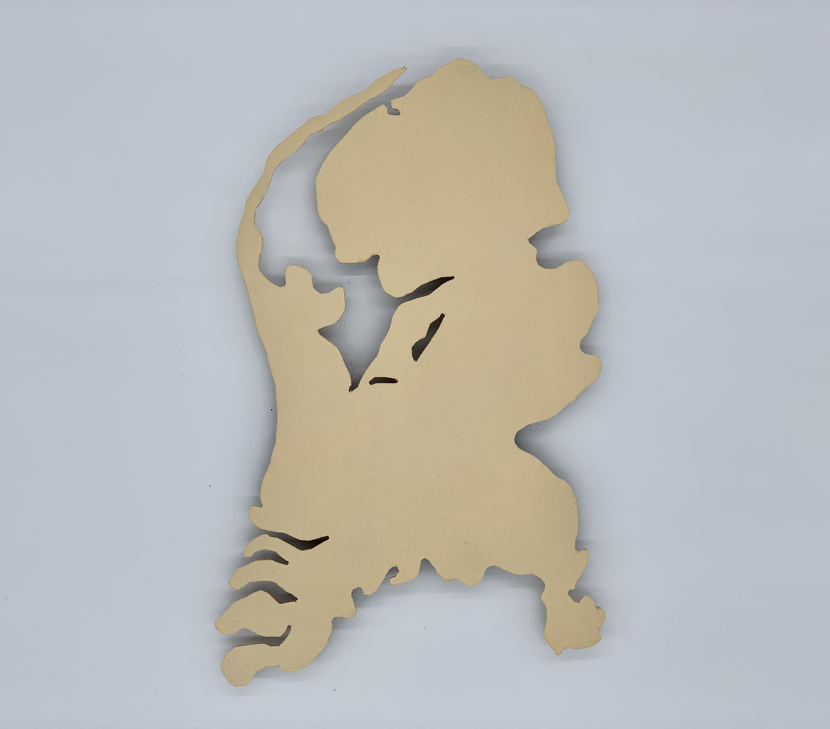 Nederland met een kleur naar keuze uit de opties (Groot).