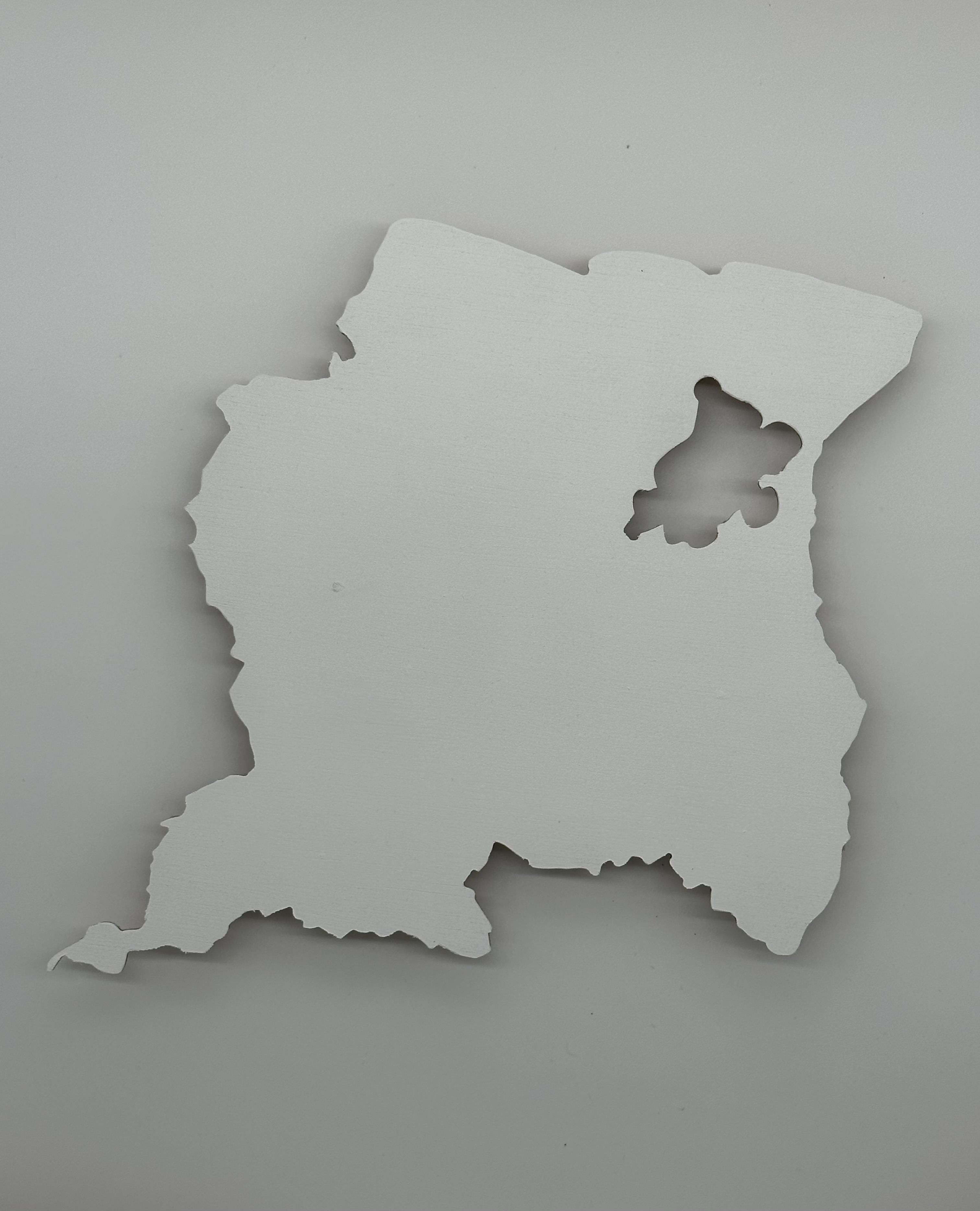 Suriname met een kleur naar keuze uit de opties